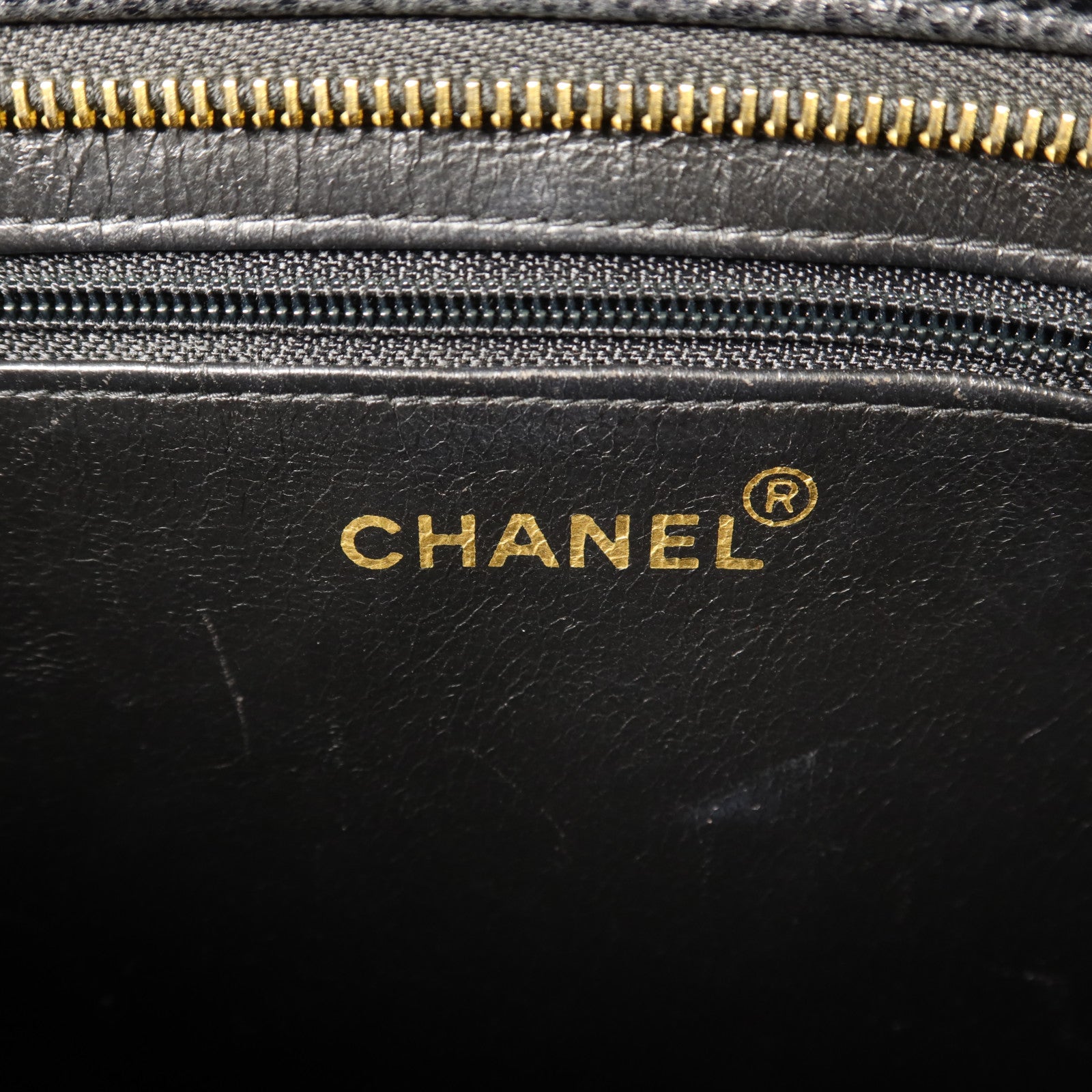 CHANEL 牛皮皮革Vintage Tote Bag金扣手挽袋