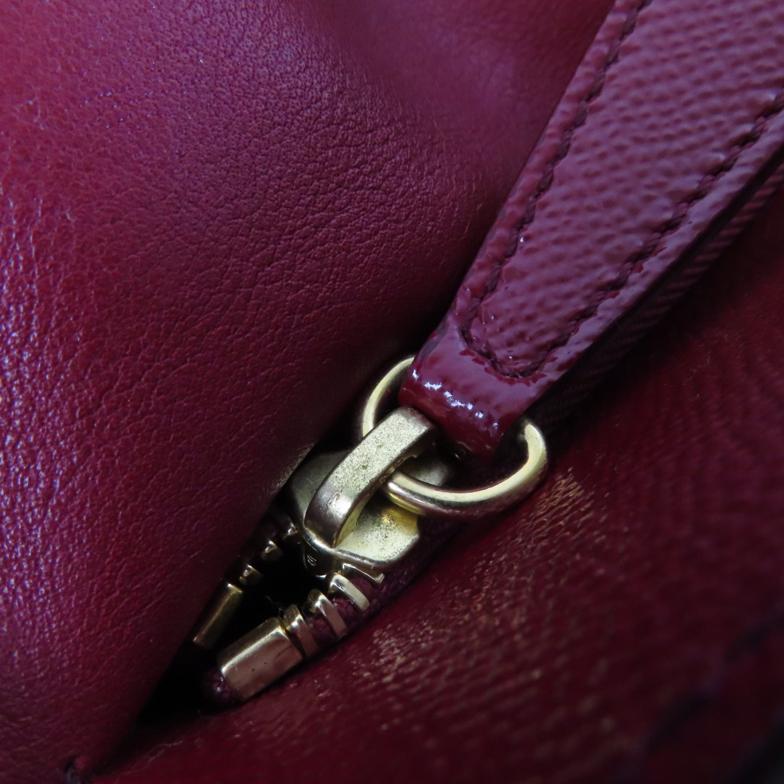 BURBERRY 漆皮皮革Dinton Bag金扣手挽肩背兩用袋