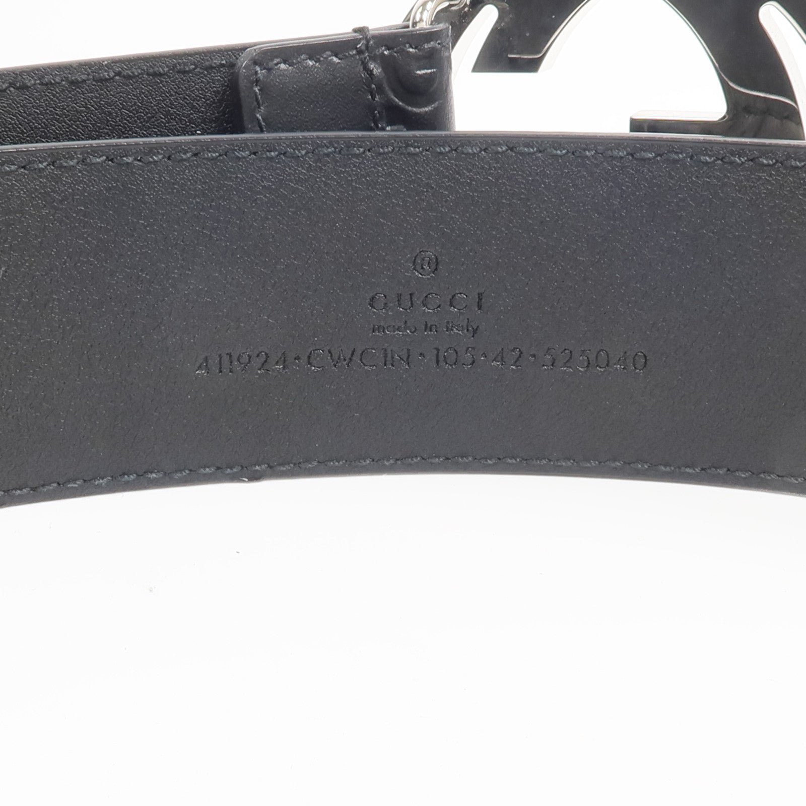 GUCCI 牛皮皮革Belt 105cm皮帶