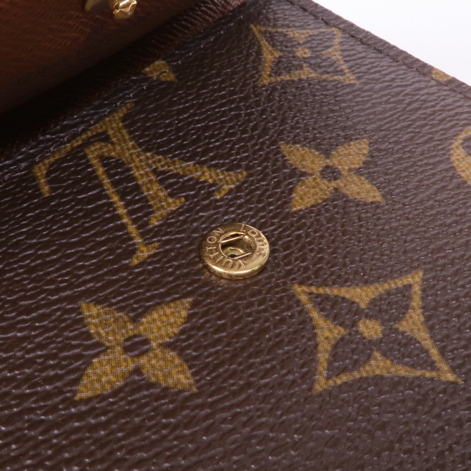 LOUIS VUITTON Monogram Wallet金扣錢包