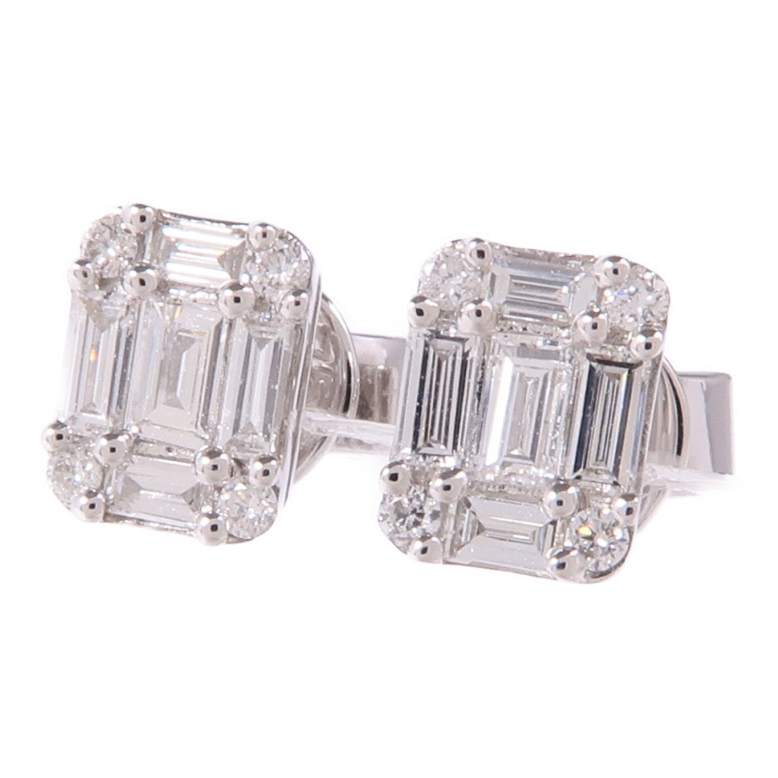 JEWELRY 18K白金Diamond Earrings鑽石耳環