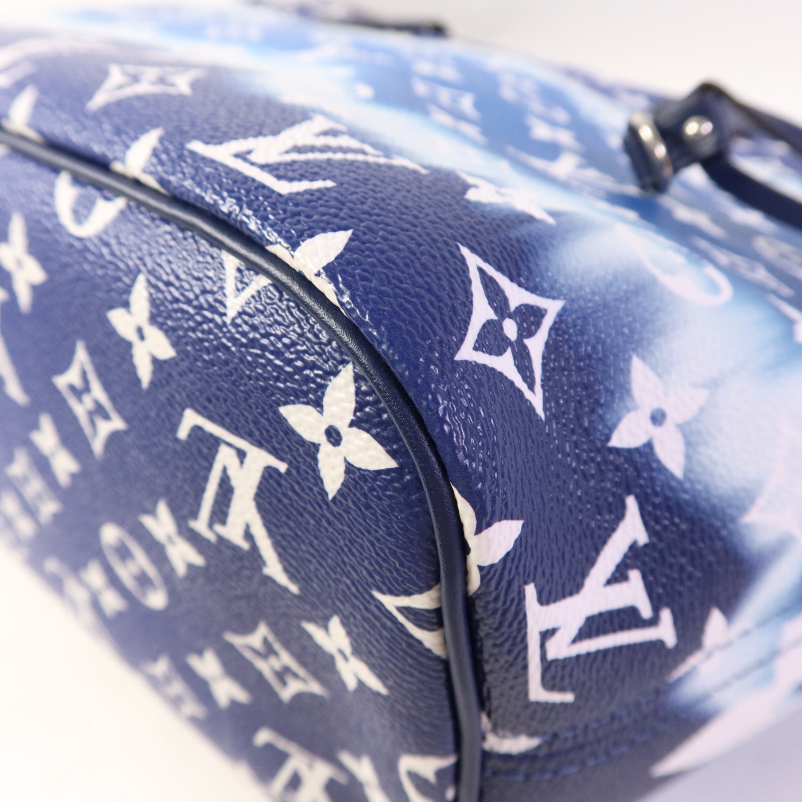 LOUIS VUITTON Monogram Escale Neverfull MM銀扣手挽袋