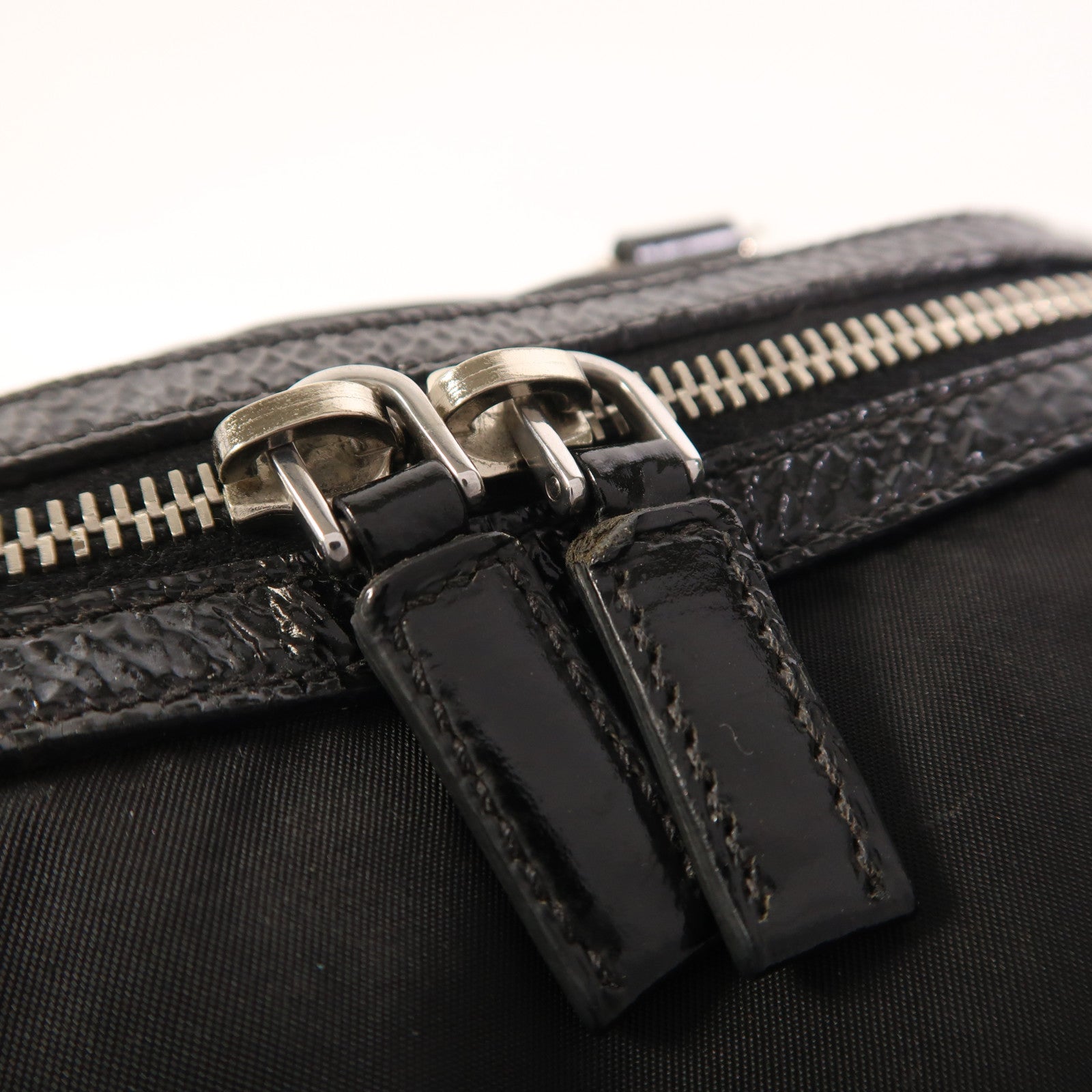 PRADA 尼龍2 Way Shoulder銀扣手挽肩背兩用袋
