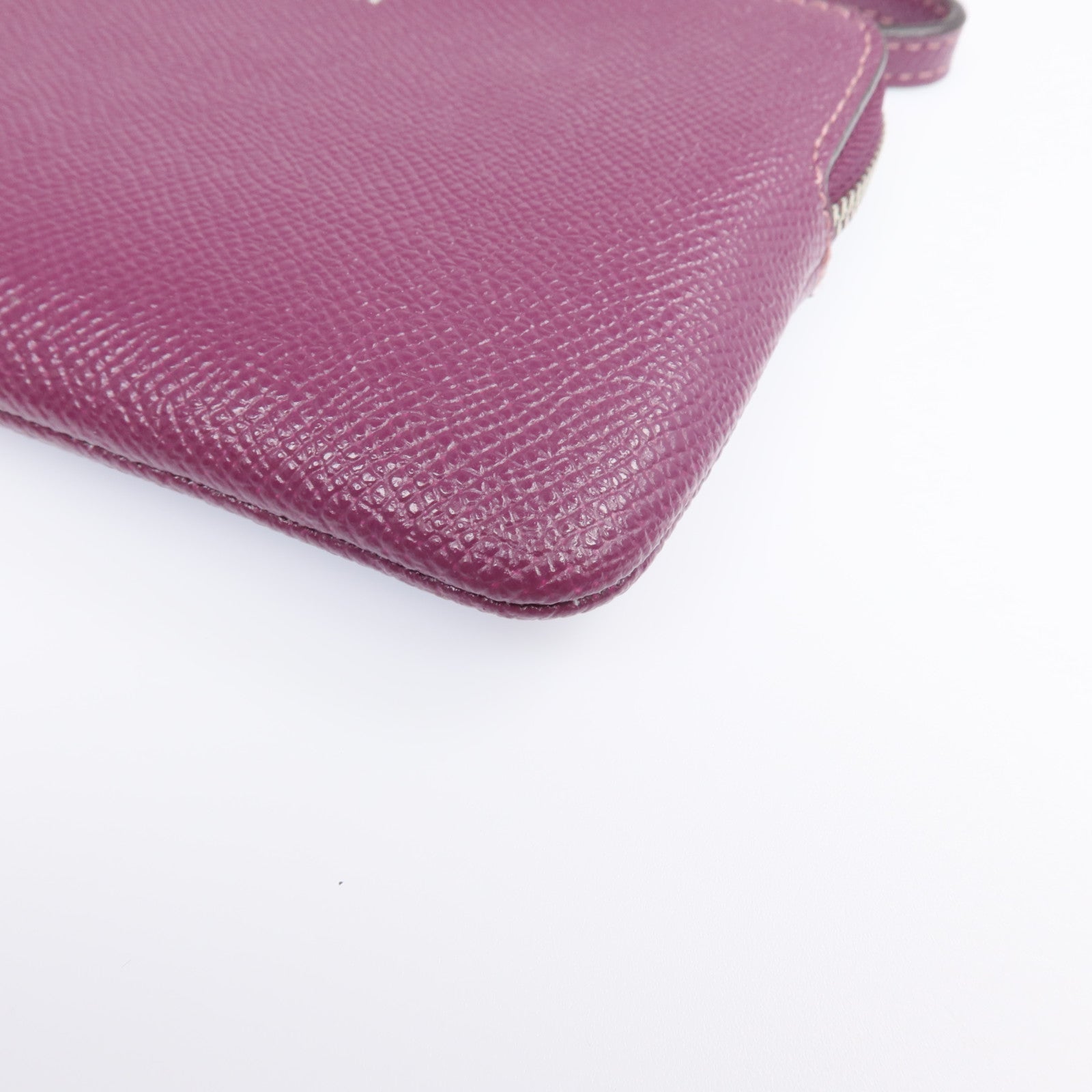 COACH 牛皮皮革Wallet銀扣長錢包