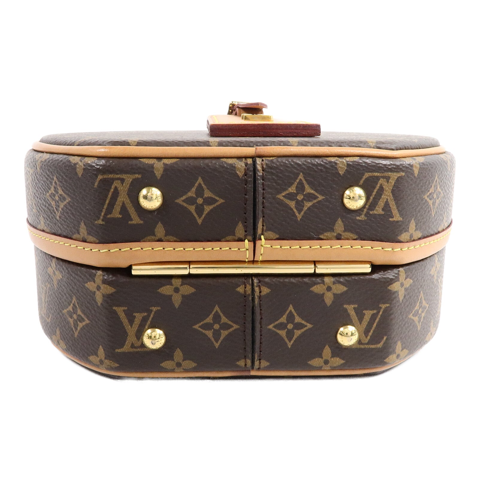 LOUIS VUITTON Monogram Petite Boite Chapeau金扣手挽肩背兩用袋