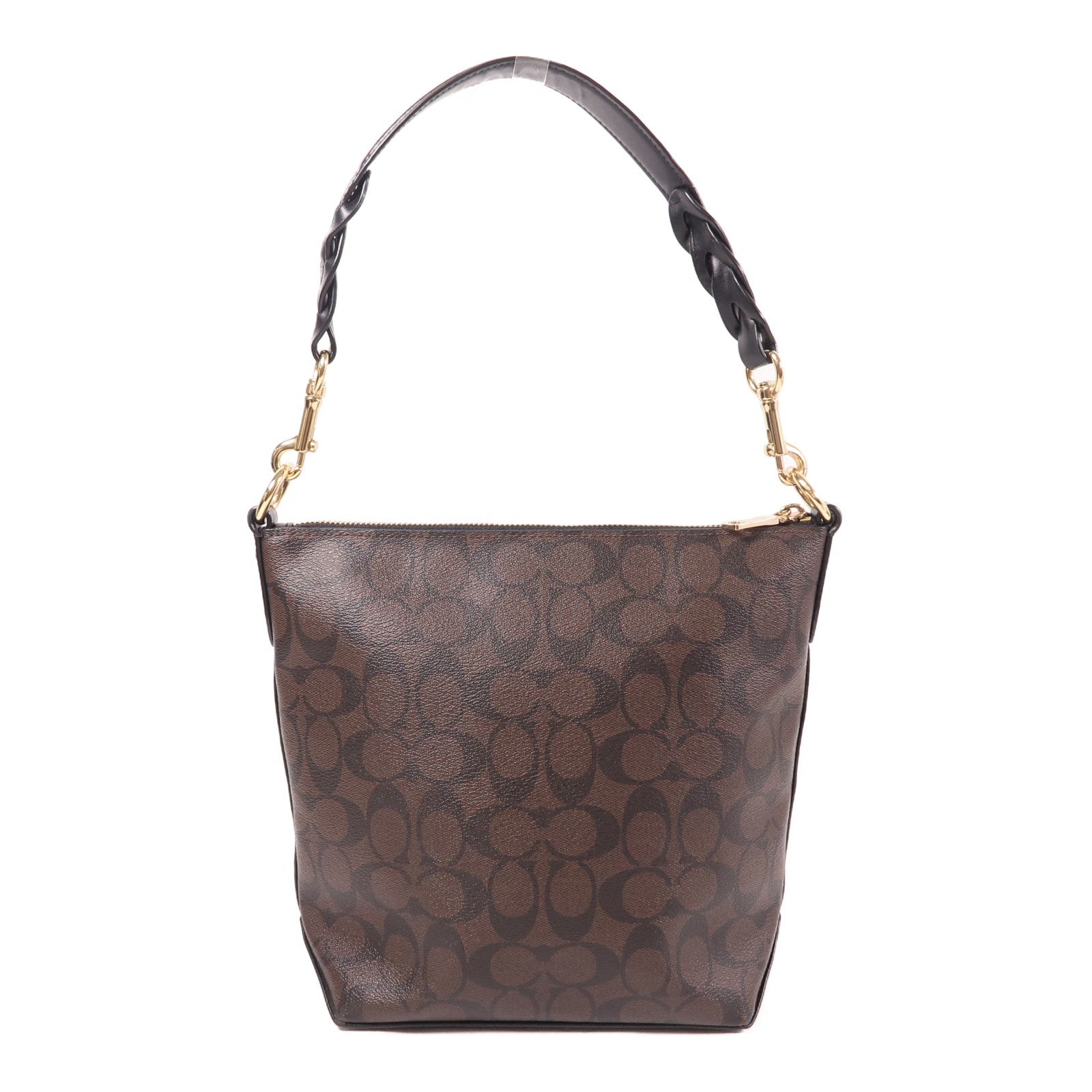 COACH 牛皮皮革Mini Abby Duffle金扣肩背袋
