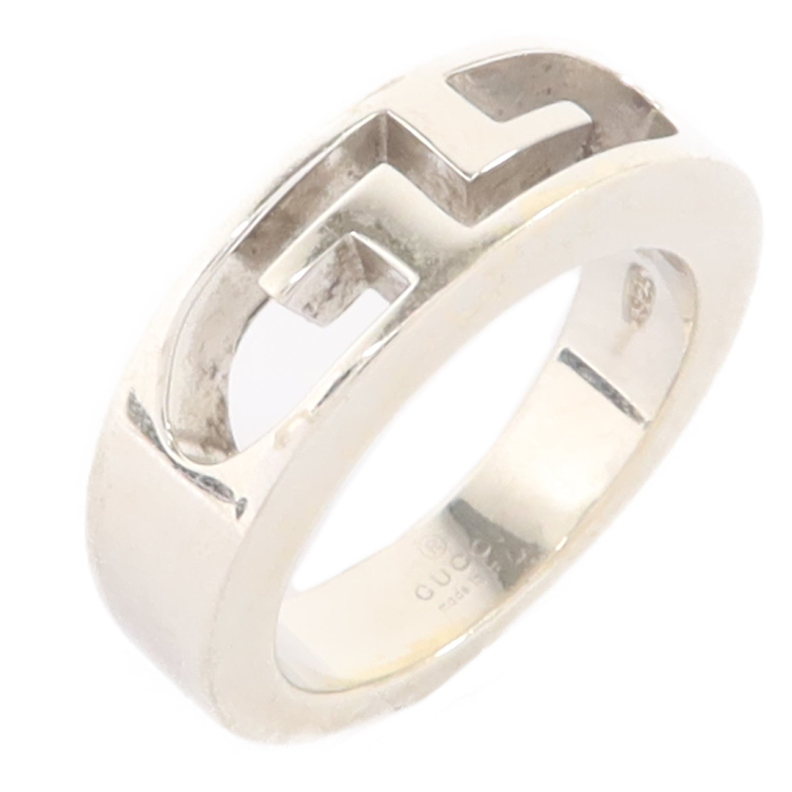 GUCCI 925純銀Interlocking GG Ring戒指