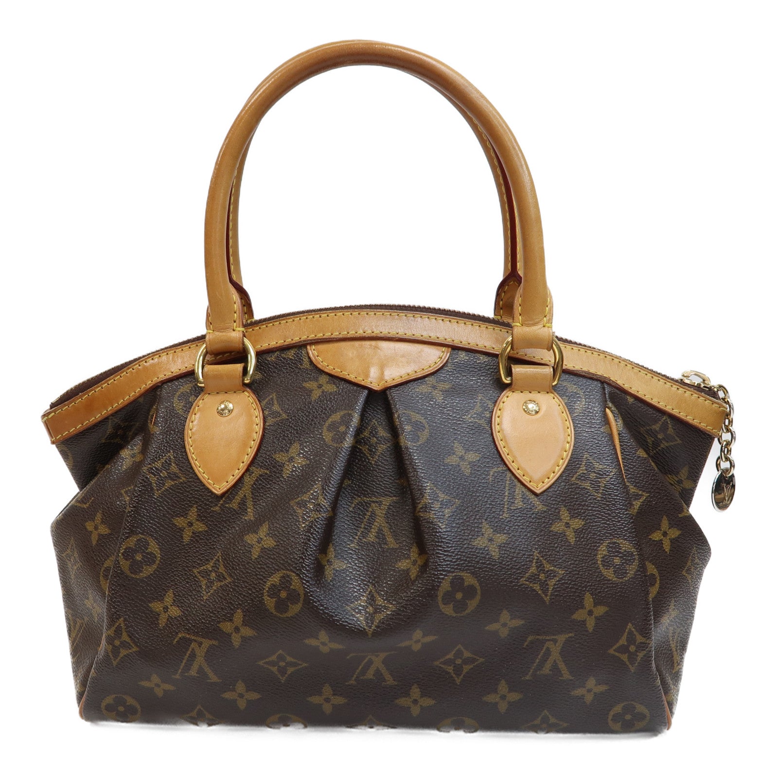 LOUIS VUITTON Monogram Tivoli PM金扣手挽袋啡色