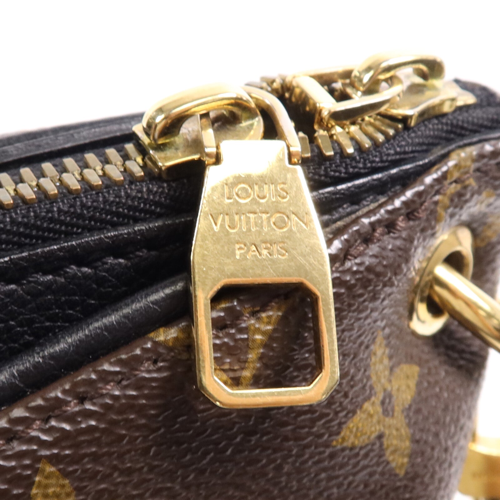 LOUIS VUITTON Monogram Palas MM金扣肩背袋