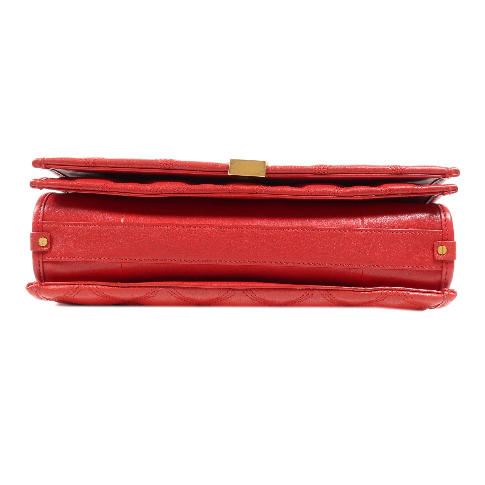 SAINT LAURENT 牛皮皮革Shoulder Bag金扣鏈帶肩背袋