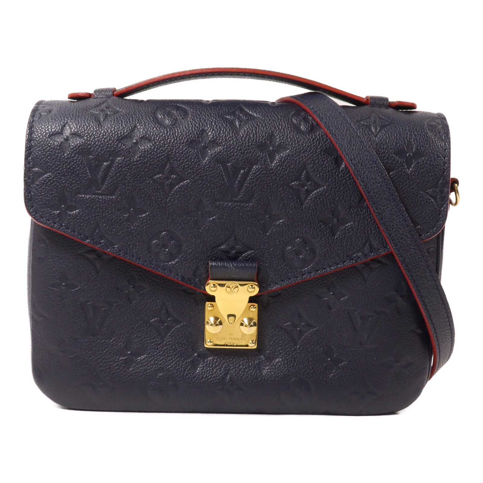 LOUIS VUITTON Monogram Empreinte Pochette Metis手挽肩背兩用袋