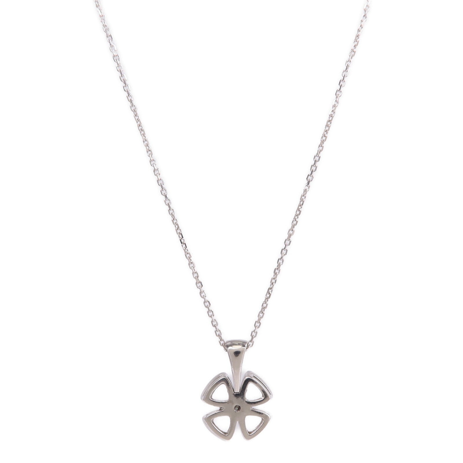 BVLGARI 18K白金Fiorever Diamond Necklace鑽石項鍊