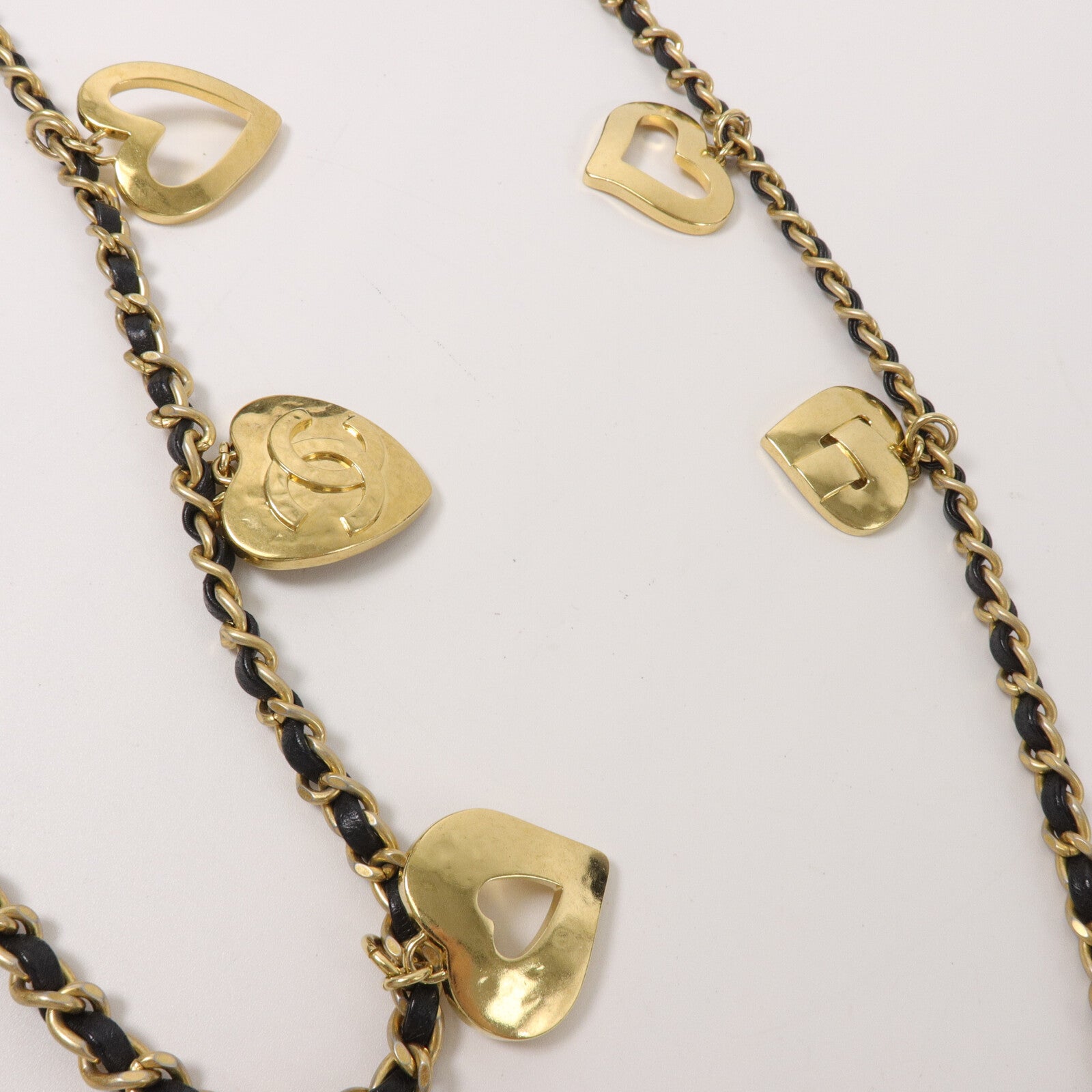 CHANEL 羊皮皮革Mini Flap Bag With Heart Charms鏈帶肩背袋