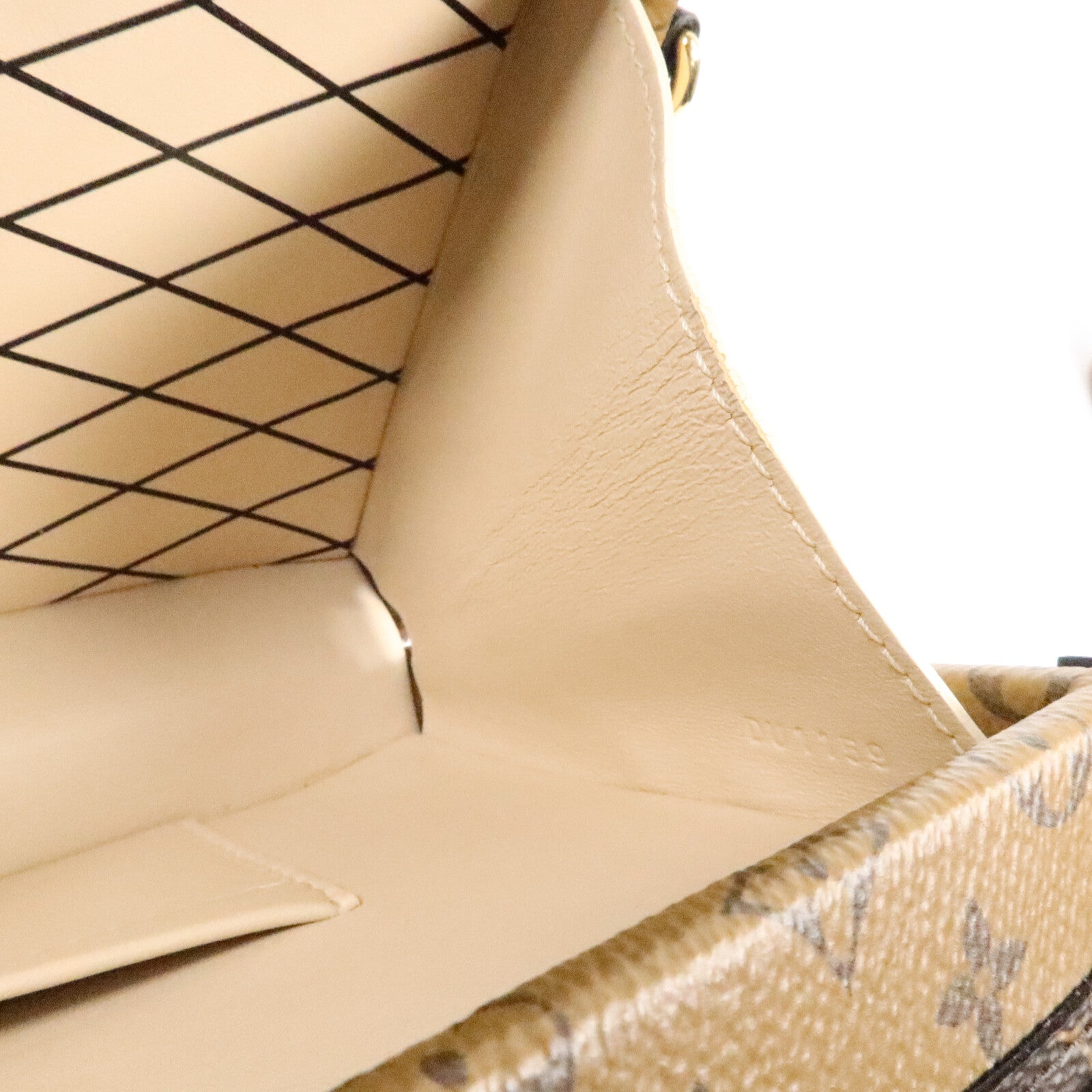 LOUIS VUITTON Monogram Reverse Petite Malle肩背袋