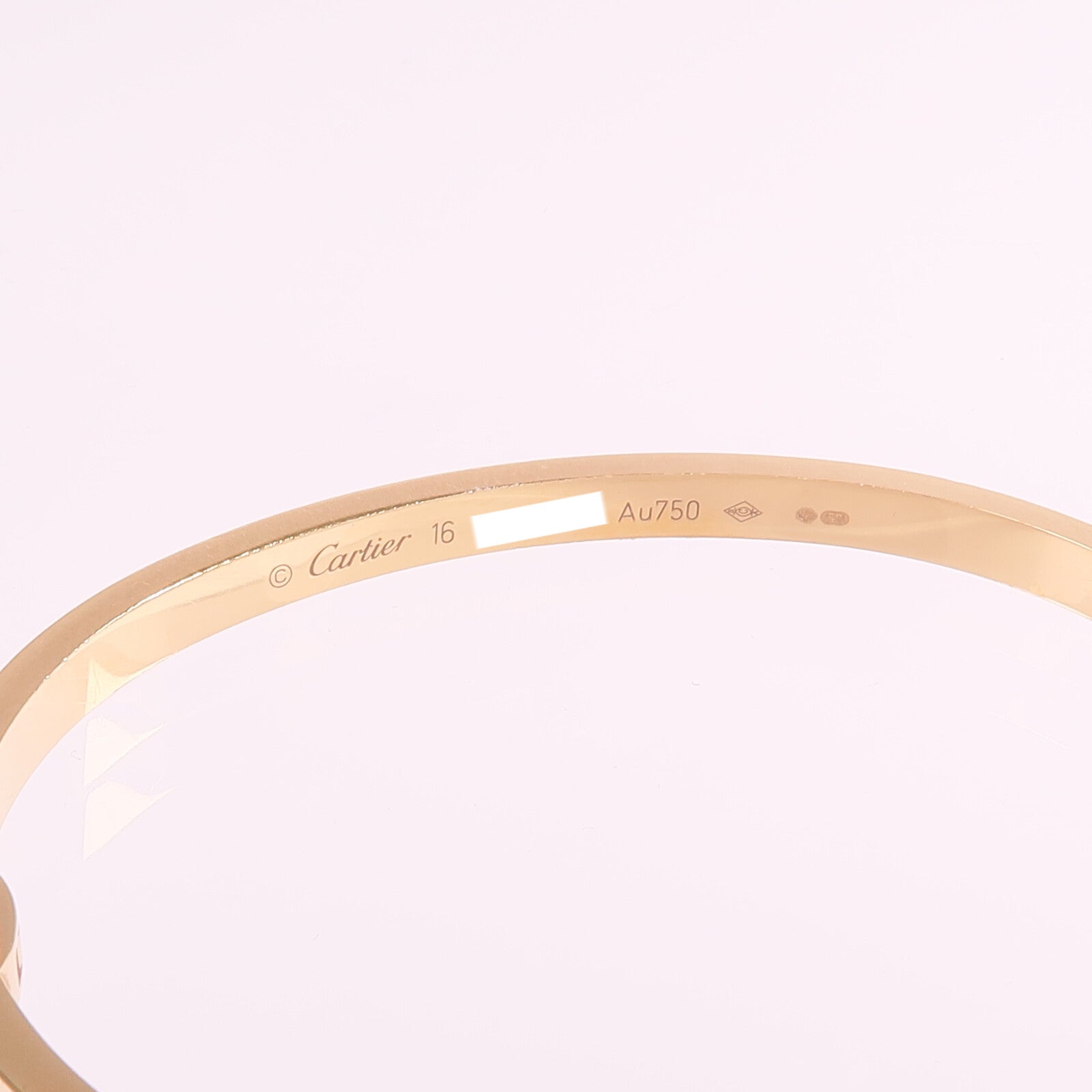 CARTIER 18K玫瑰金Love Bracelet Small Model手鐲Cartier#16