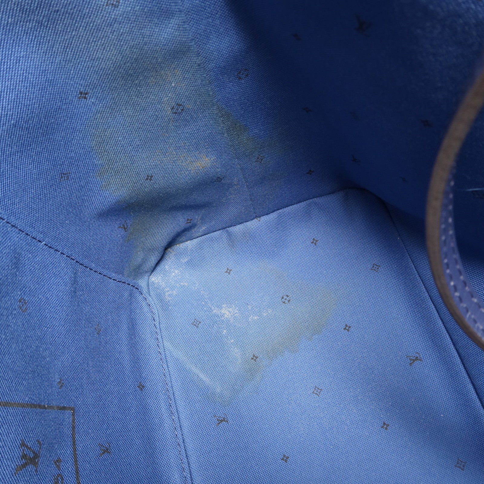 LOUIS VUITTON Monogram Escale Neverfull MM銀扣手挽袋