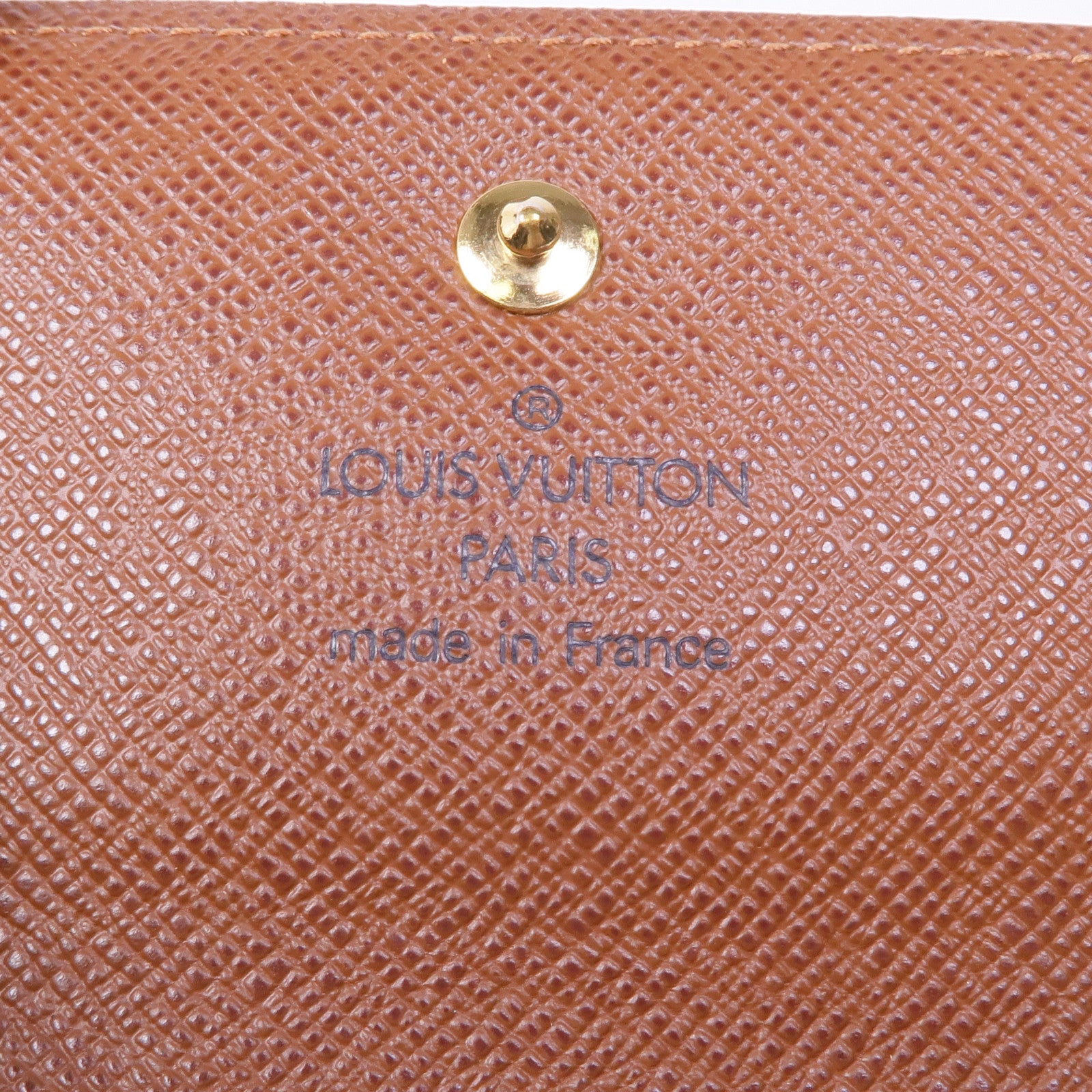 LOUIS VUITTON Monogram Wallet金扣錢包