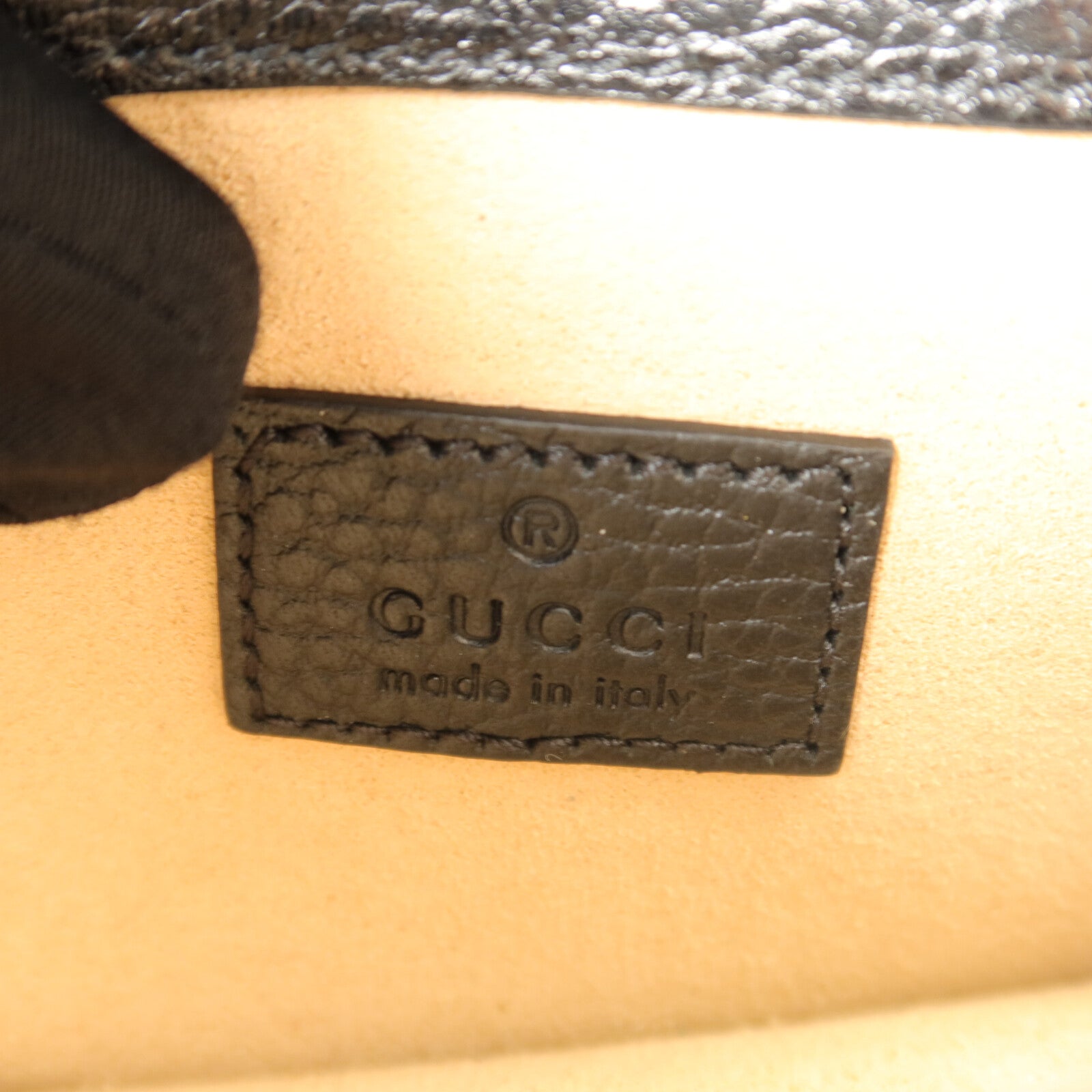 GUCCI 牛皮皮革Dionysus Super Mini鏈帶肩背袋