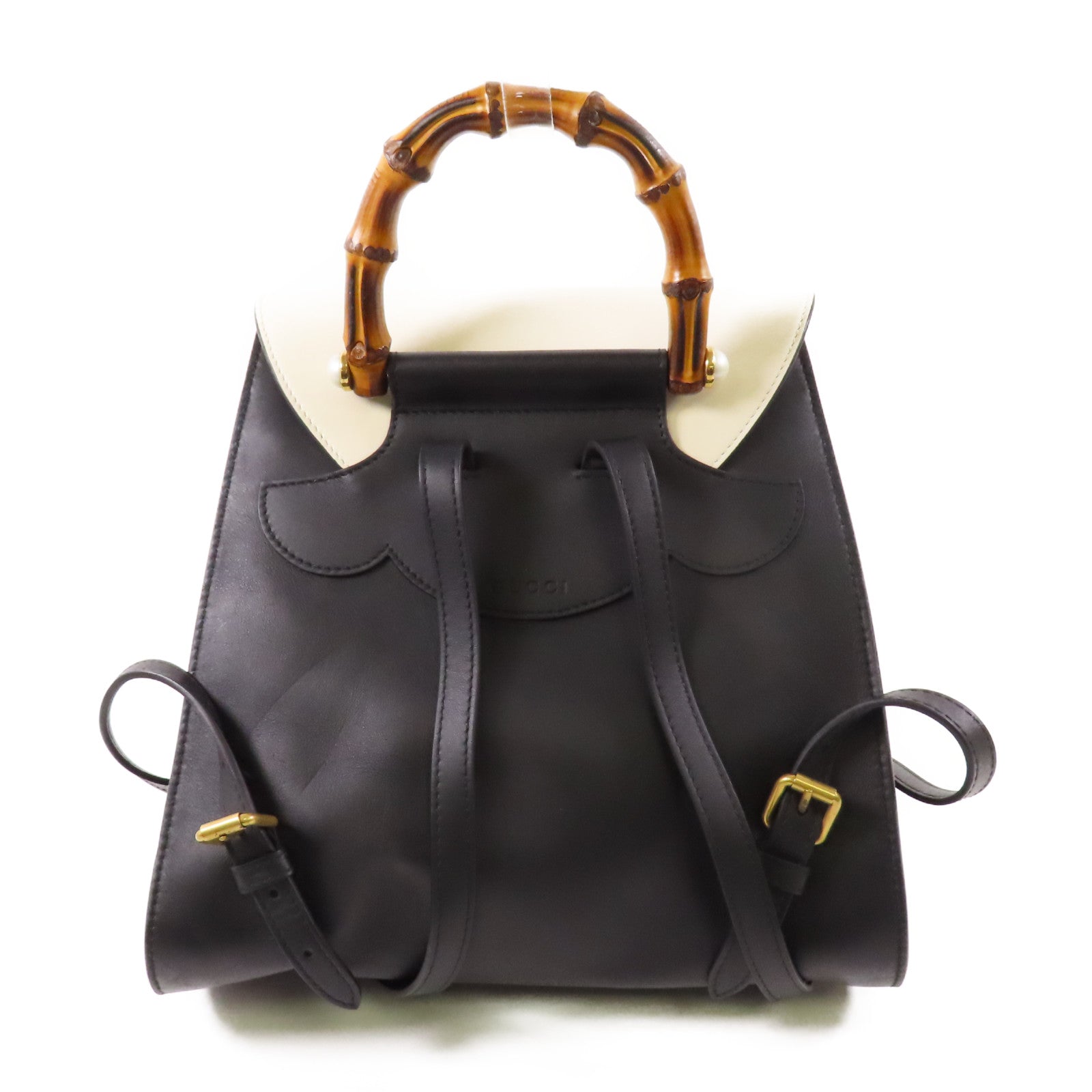 GUCCI 牛皮皮革Backpack金扣背包