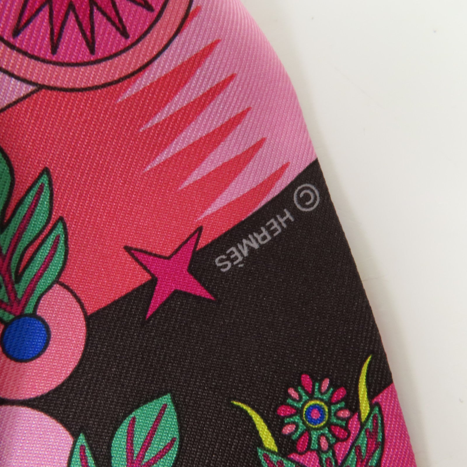 HERMES 絲質Twilly絲巾