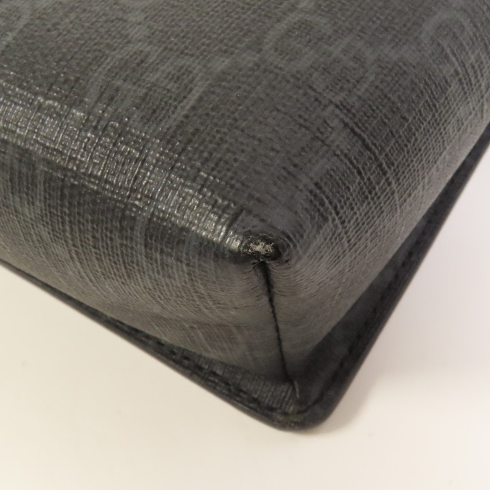 GUCCI 塗層帆布Shoulder Bag銀扣肩背袋