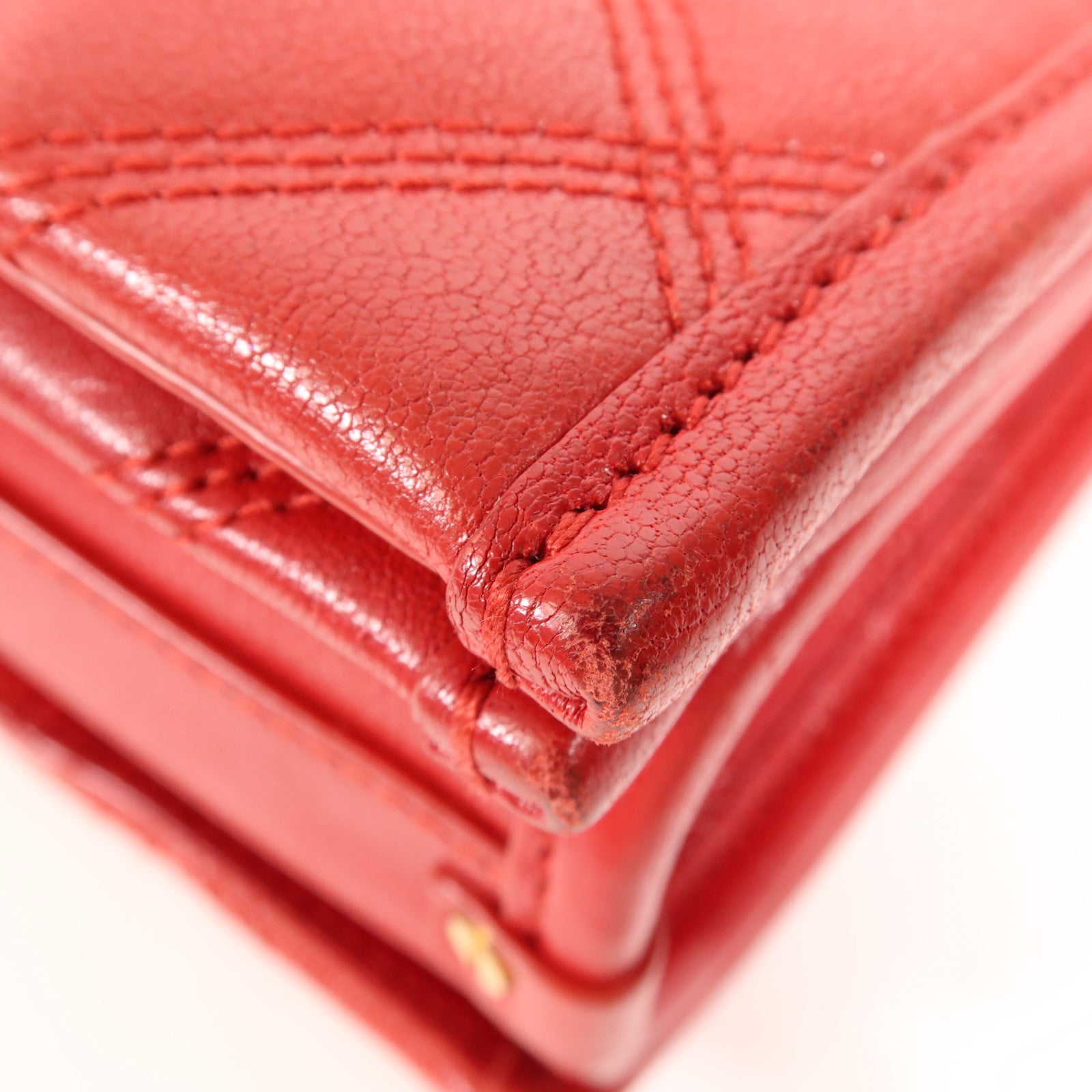 SAINT LAURENT 牛皮皮革Shoulder Bag金扣鏈帶肩背袋