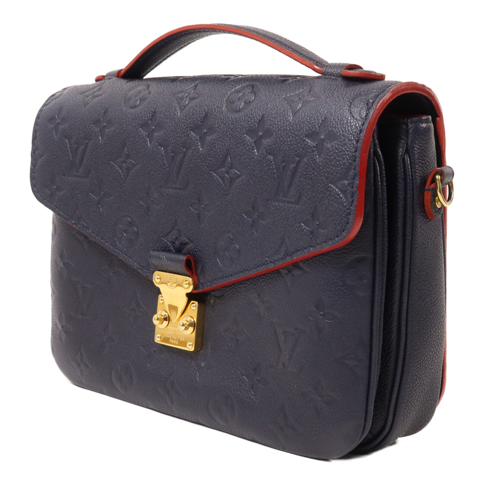 LOUIS VUITTON Monogram Empreinte Pochette Metis手挽肩背兩用袋