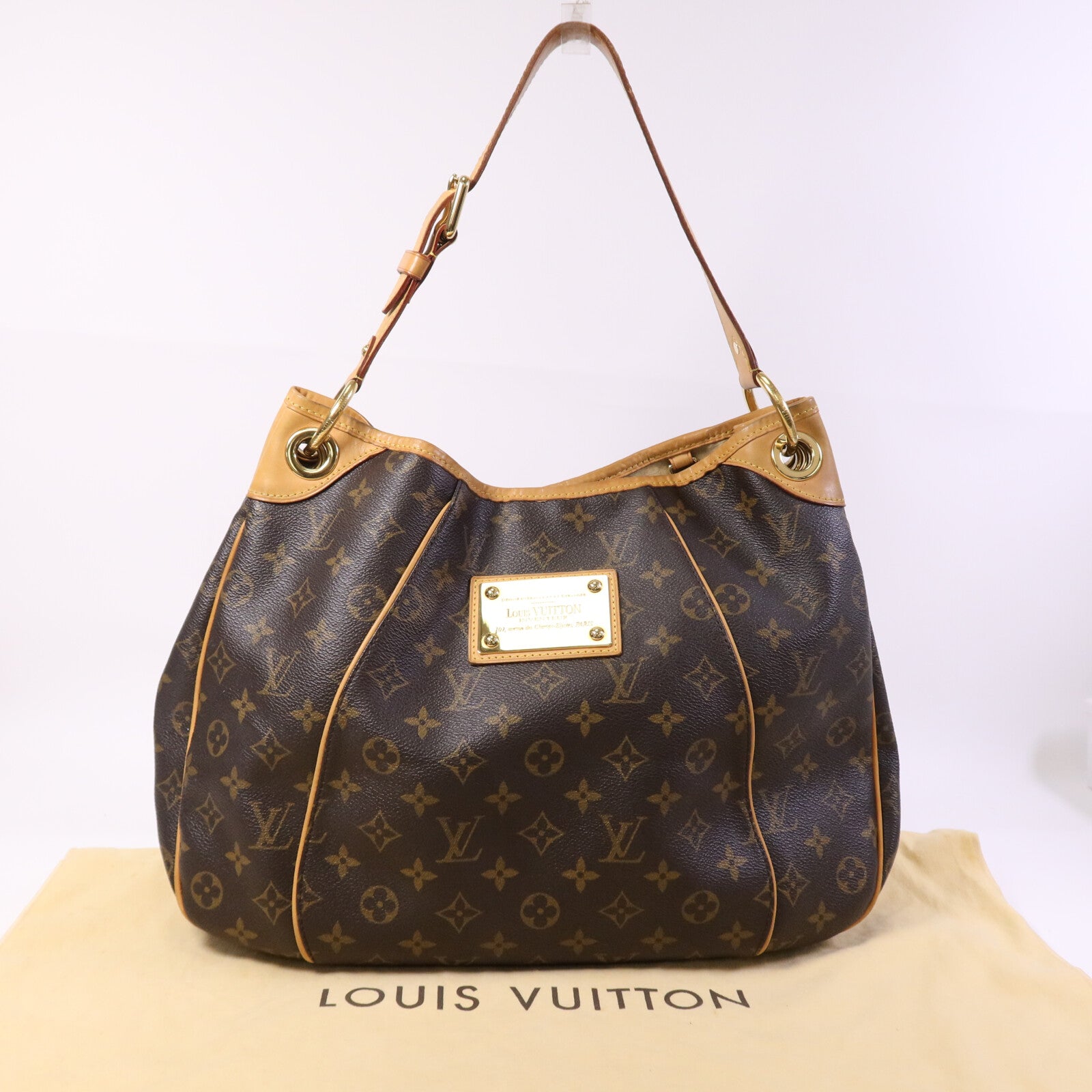 LOUIS VUITTON Monogram Galliera PM金扣肩背袋