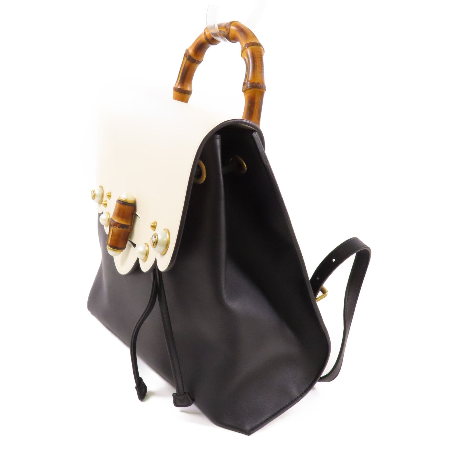 GUCCI 【激減優惠】牛皮皮革Backpack金扣背包