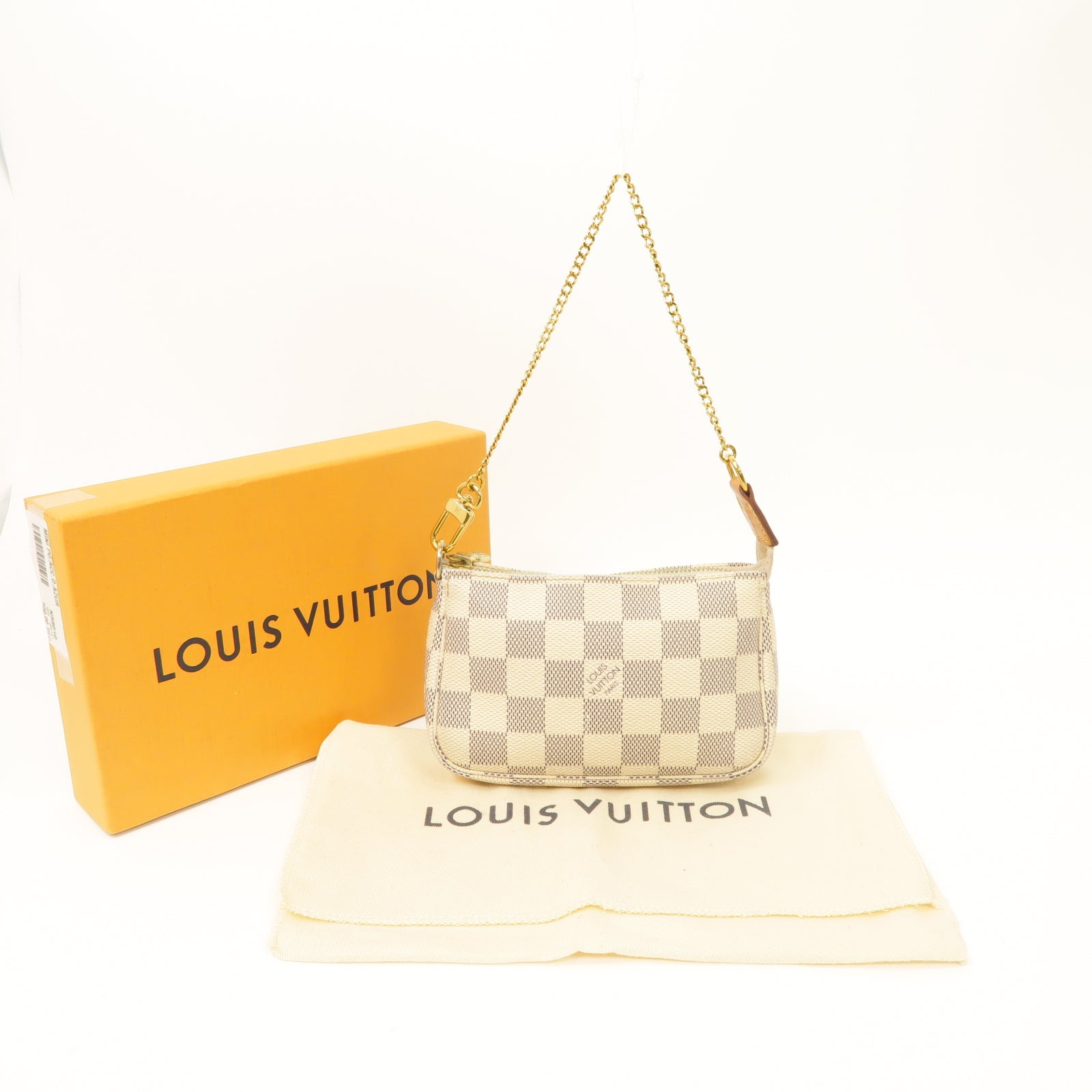 LOUIS VUITTON Damier Azur Mini Pochette Accessoires