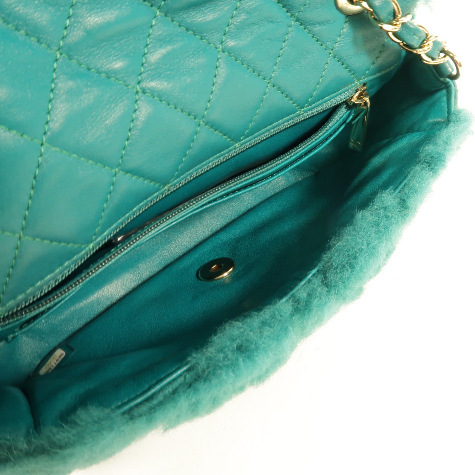 CHANEL Shearling/羊皮皮革Flap Bag肩背袋