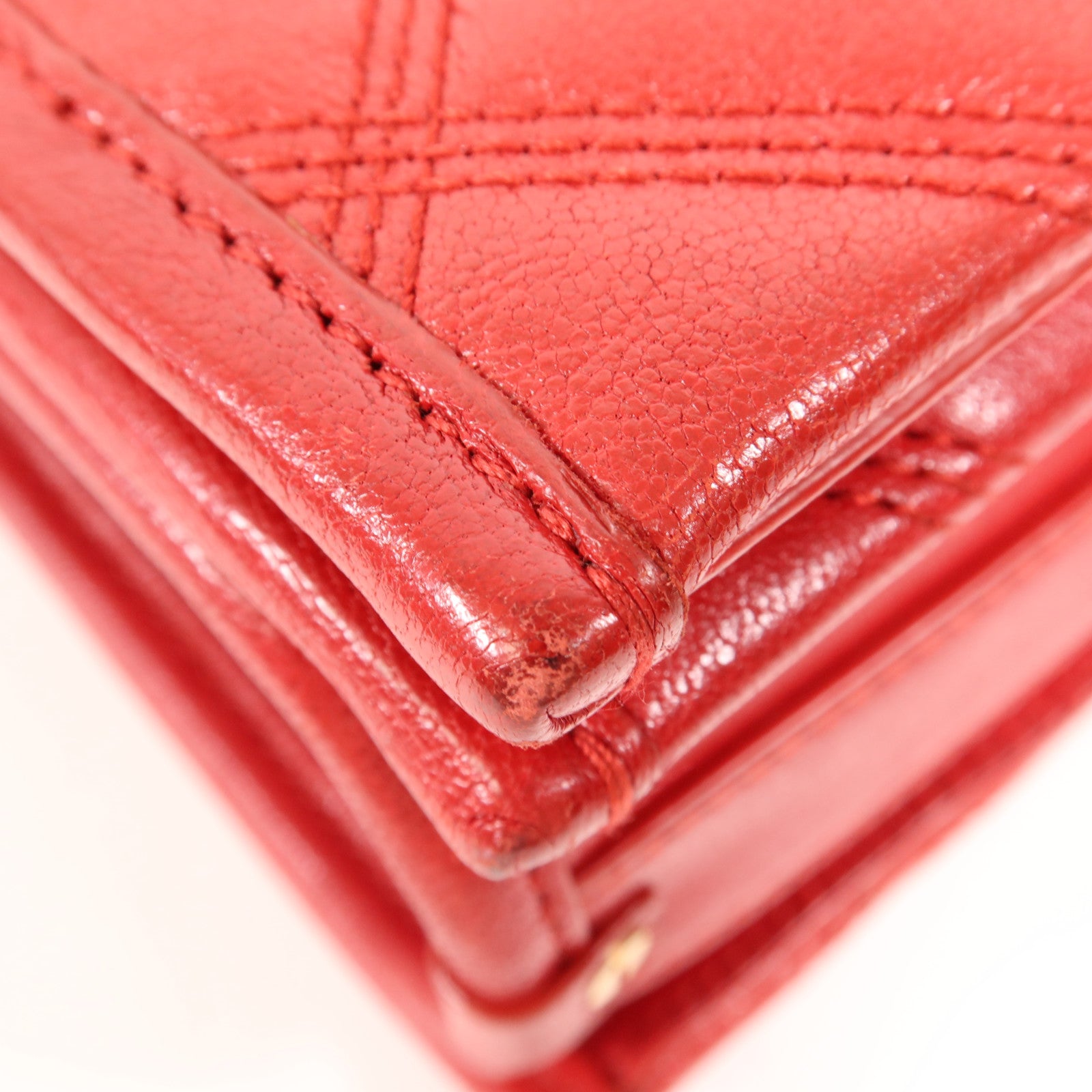 SAINT LAURENT 牛皮皮革Shoulder Bag金扣鏈帶肩背袋