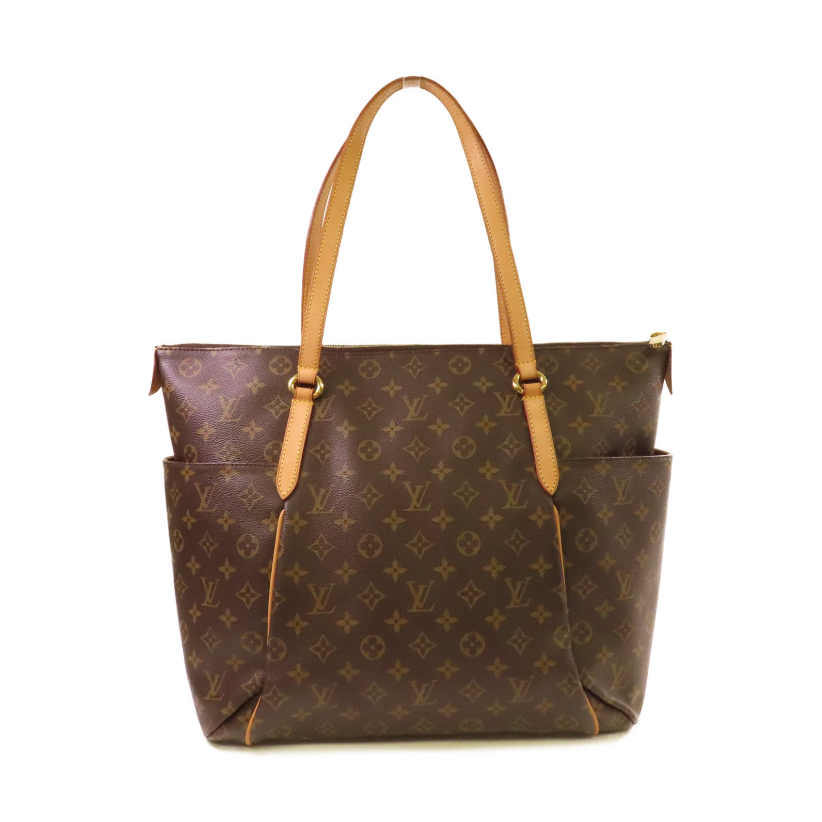 LOUIS VUITTON Monogram Totally GM Shoulder Bag金扣肩背袋啡色