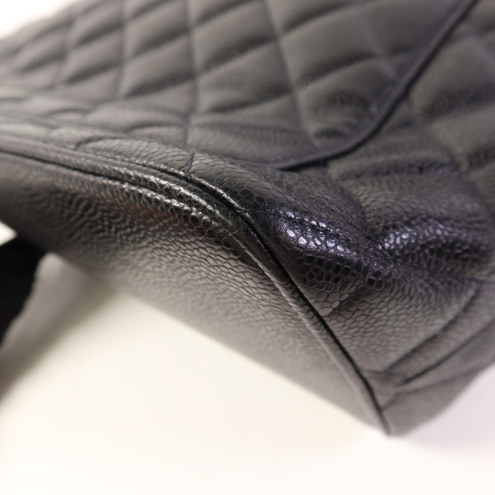 CHANEL 牛皮皮革Vintage Tote Bag金扣手挽袋