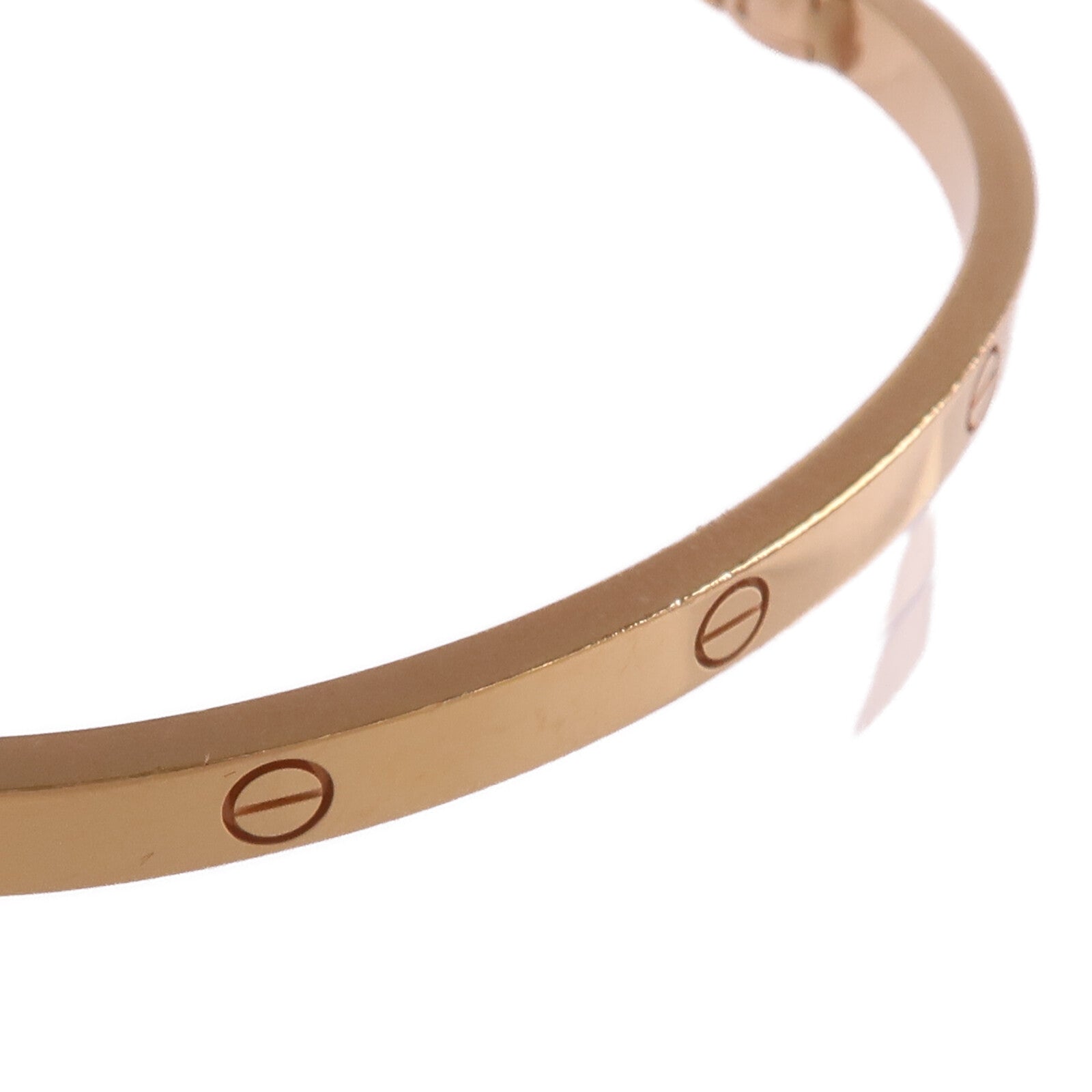 CARTIER 18K玫瑰金Love Bracelet Small Model手鐲Cartier#16