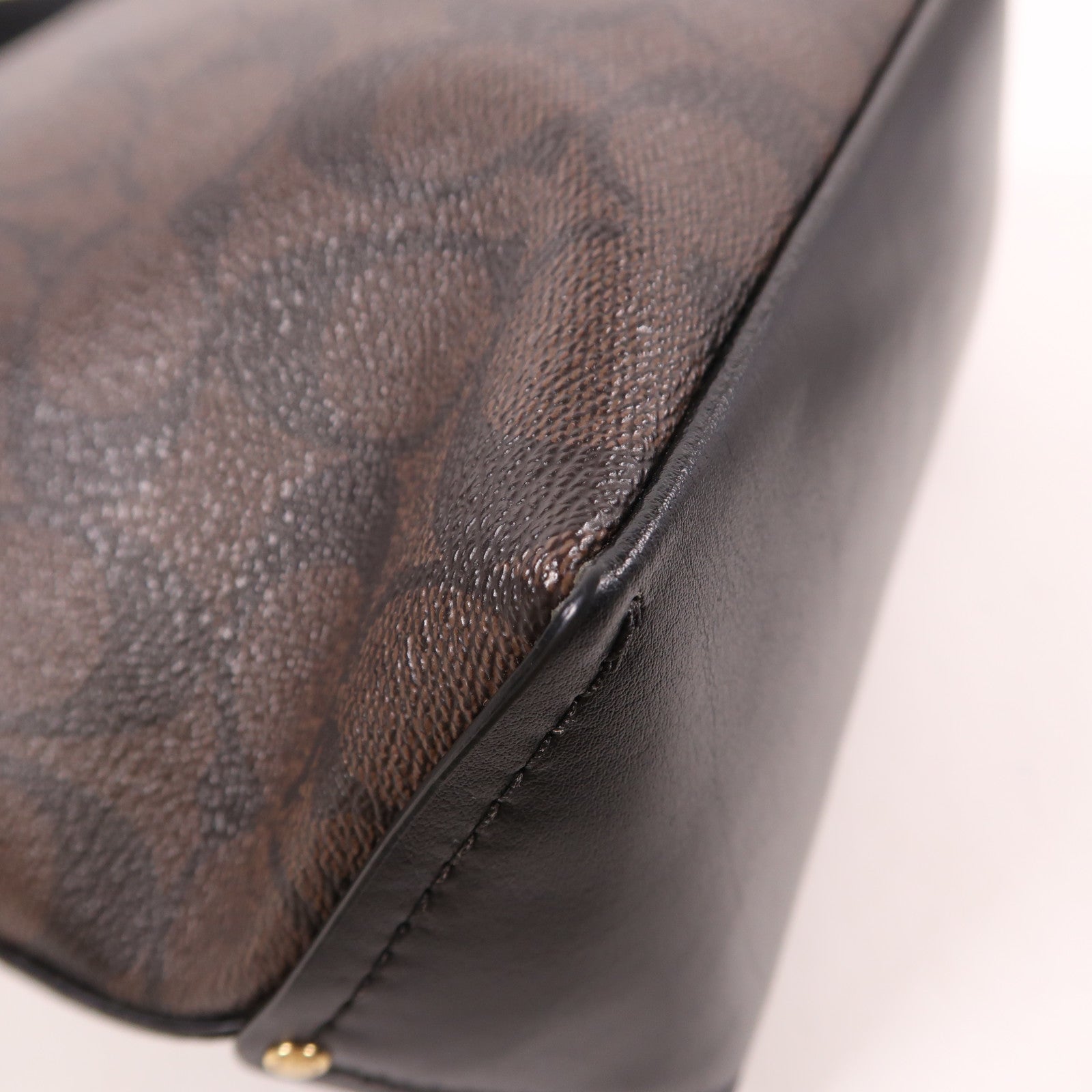 COACH 牛皮皮革Mini Abby Duffle金扣肩背袋