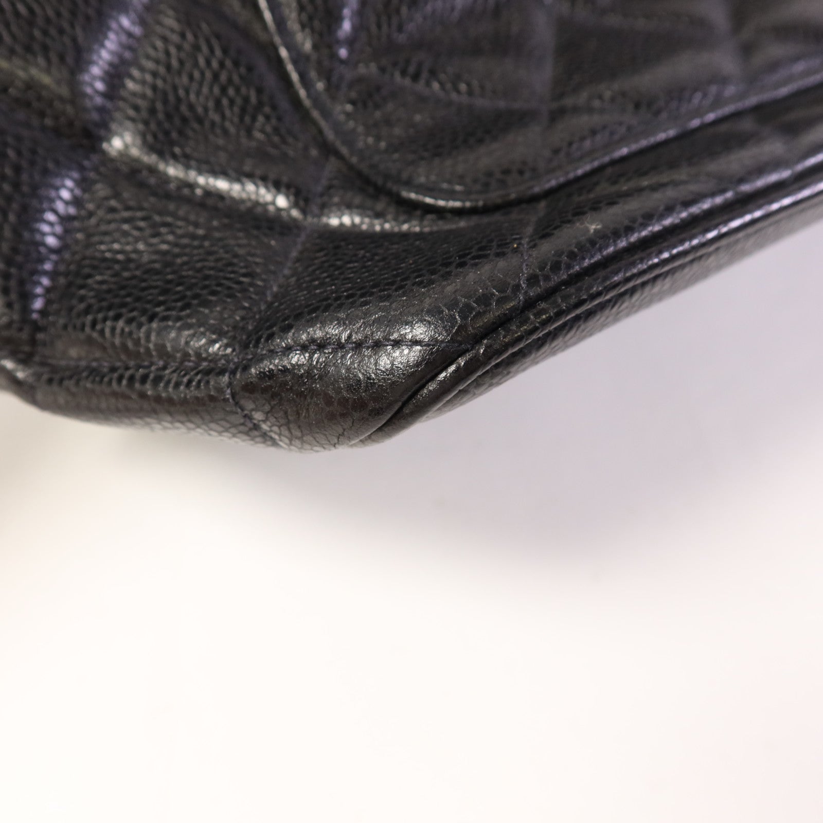 CHANEL 牛皮皮革Vintage Tote Bag金扣手挽袋