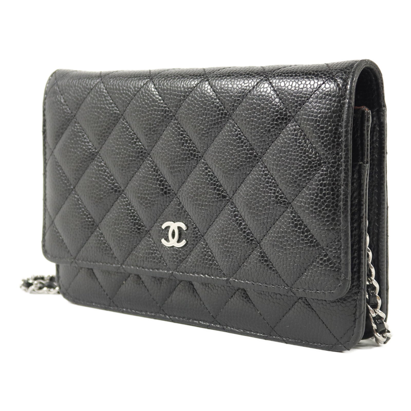 CHANEL 牛皮皮革WOC Wallet On Chain鏈帶肩背袋