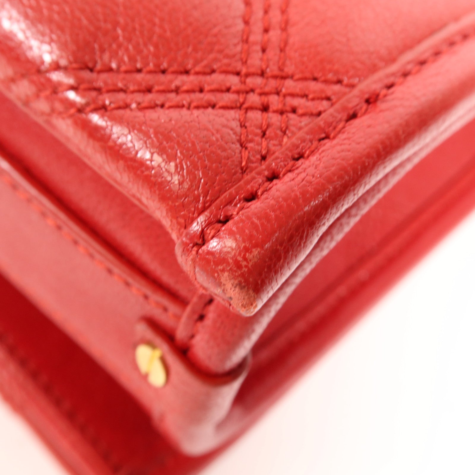 SAINT LAURENT 牛皮皮革Shoulder Bag金扣鏈帶肩背袋