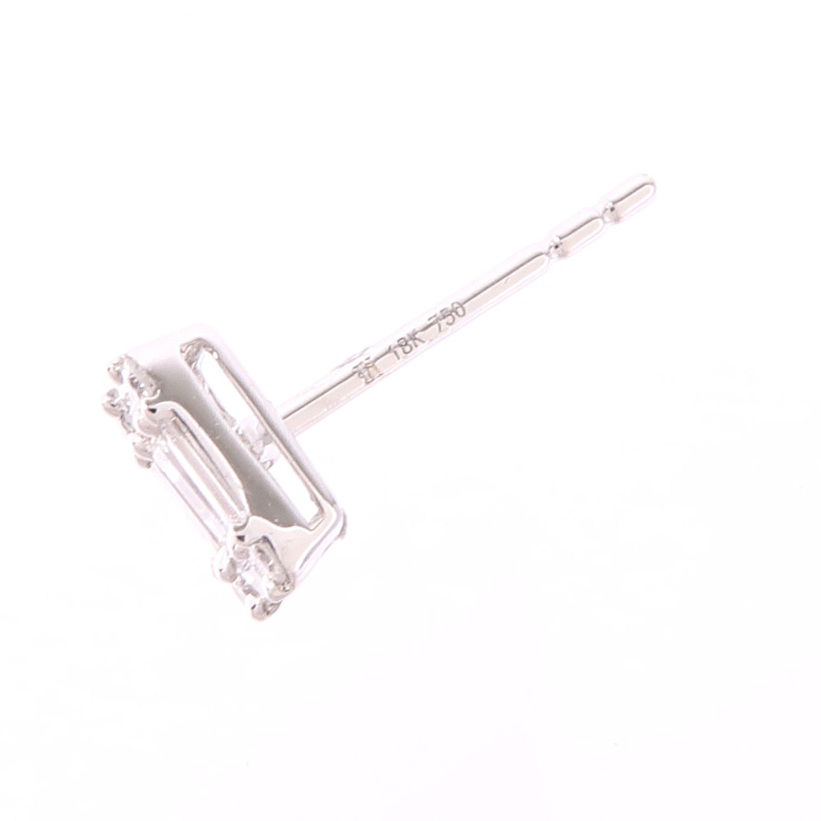 JEWELRY 18K白金Diamond Earrings鑽石耳環