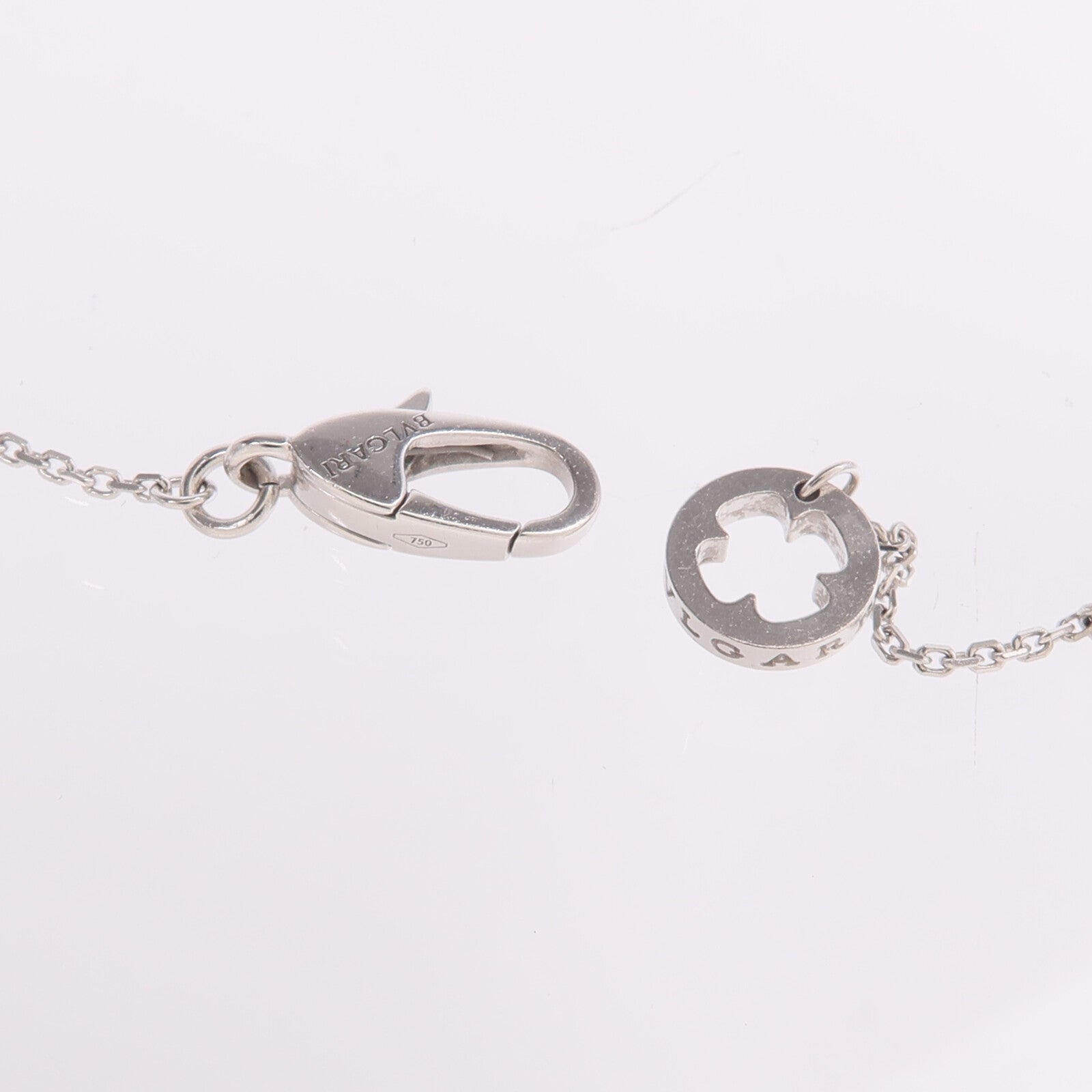 BVLGARI 18K白金Fiorever Diamond Necklace鑽石項鍊