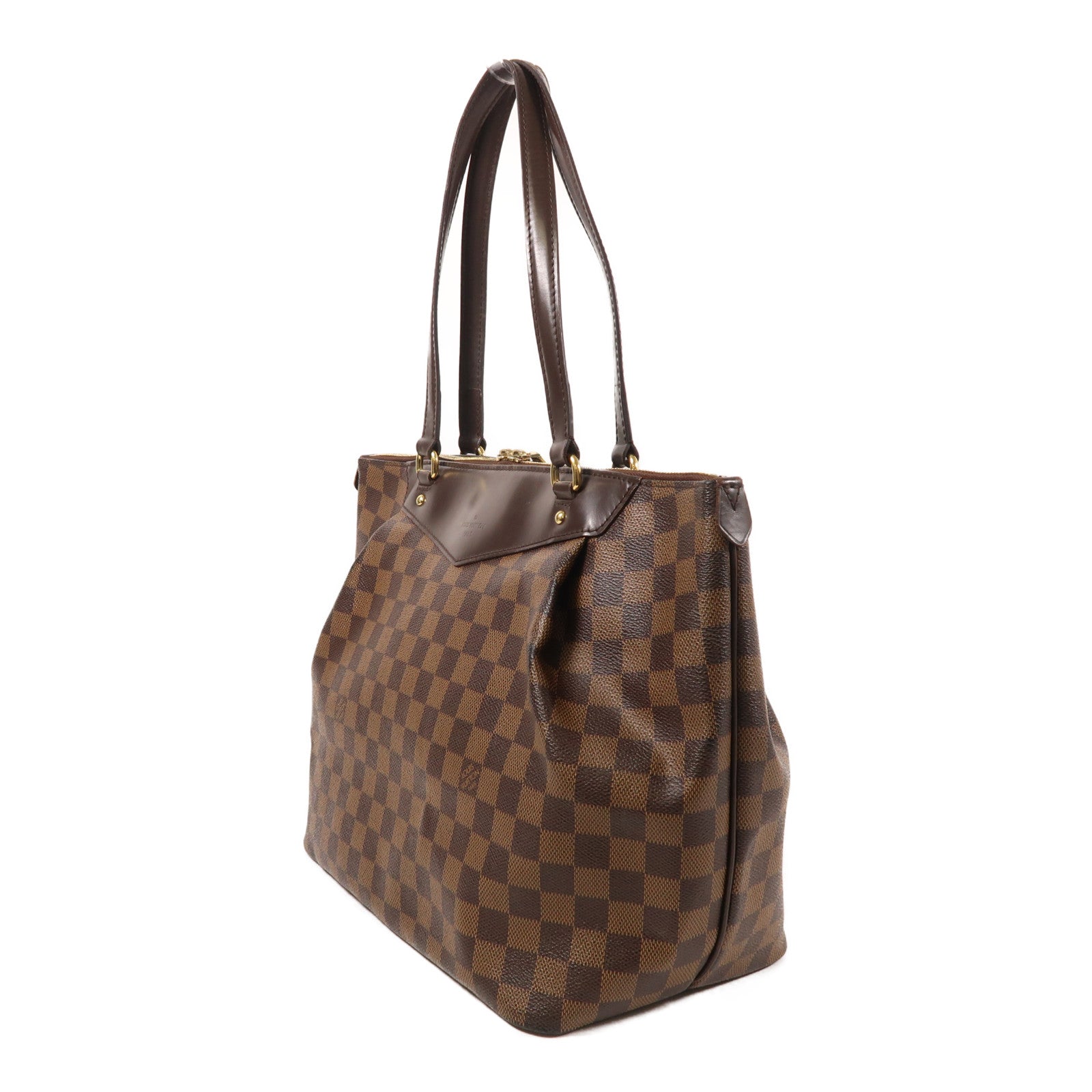 LOUIS VUITTON Damier Westminster GM金扣肩背袋
