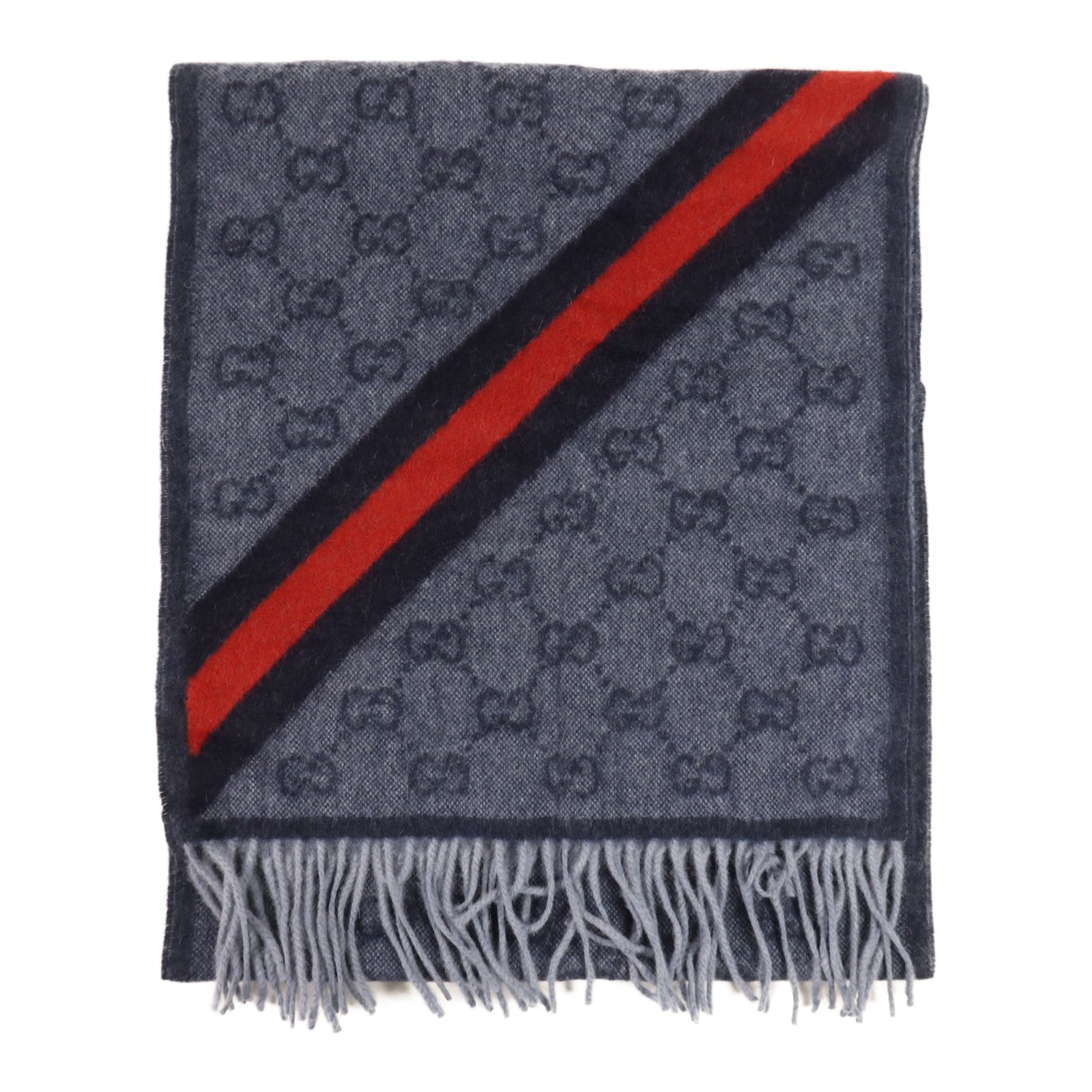 GUCCI 羊毛/安哥拉兔毛Scarf圍巾