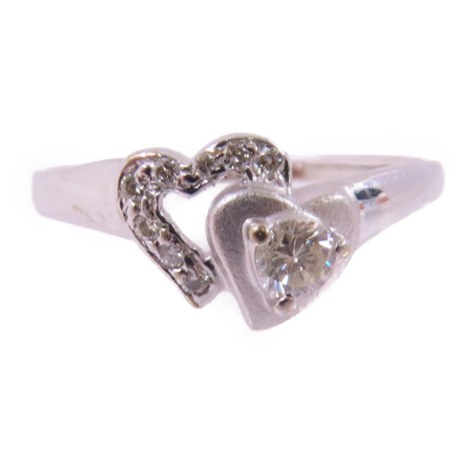 JEWELRY 【激減優惠】18K白金/鑽石Diamond Ring戒指US#6.5