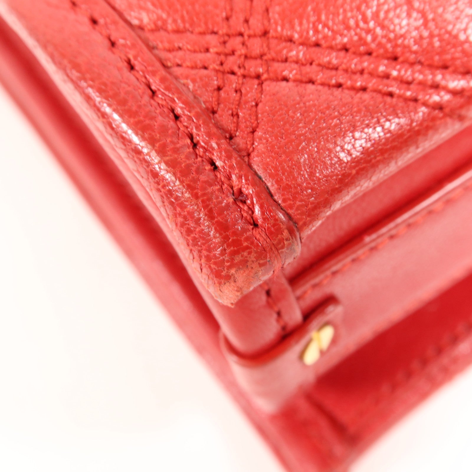 SAINT LAURENT 牛皮皮革Shoulder Bag金扣鏈帶肩背袋