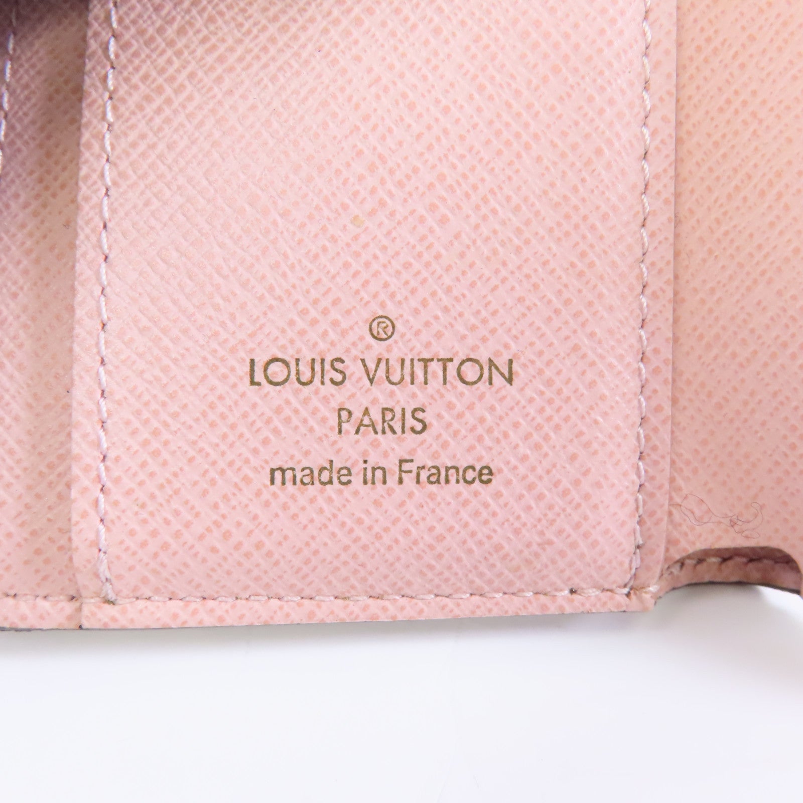 LOUIS VUITTON Monogram Zoe Wallet金扣錢包啡色/粉紅色