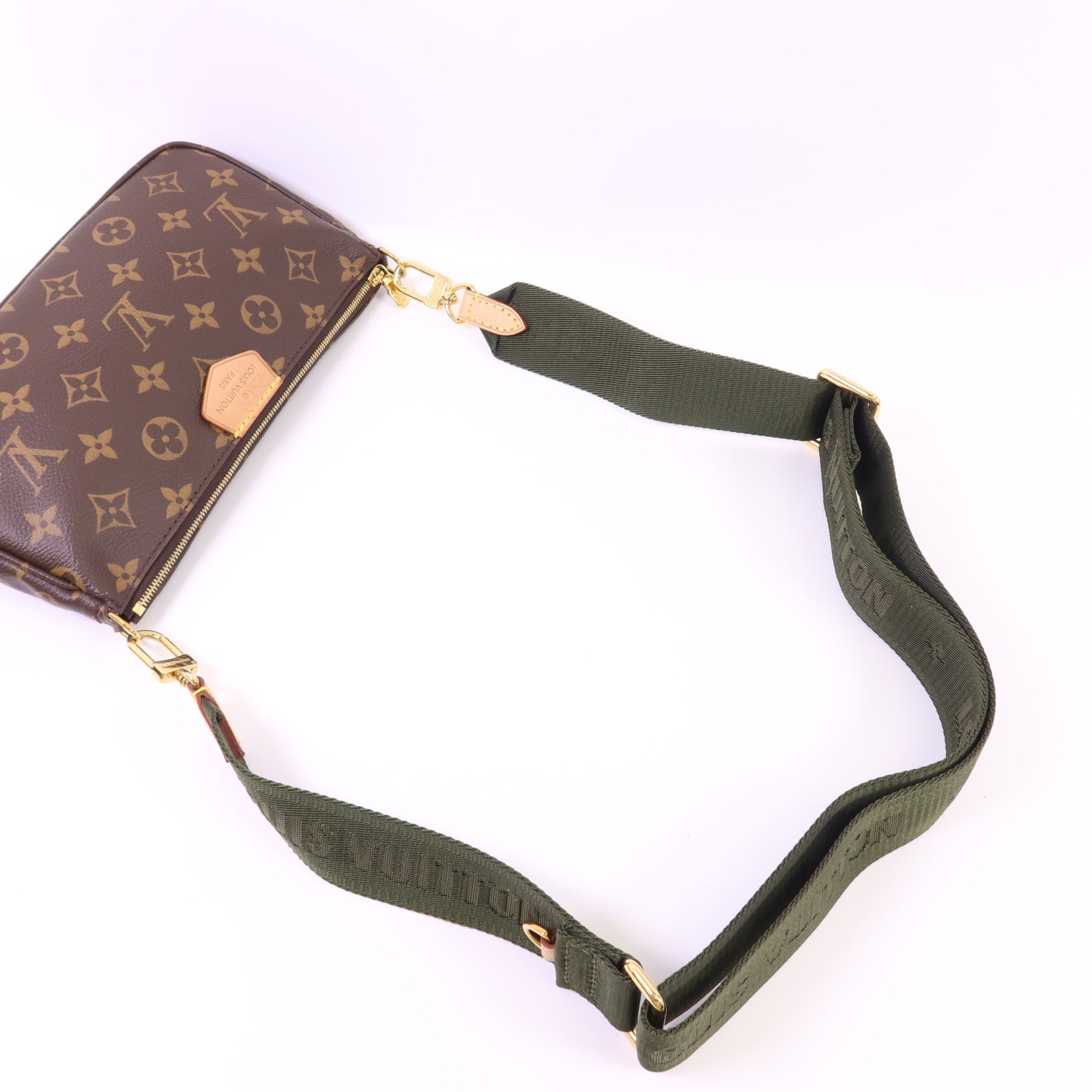 LOUIS VUITTON Monogram Multi Pochette Accessoires金扣肩背袋