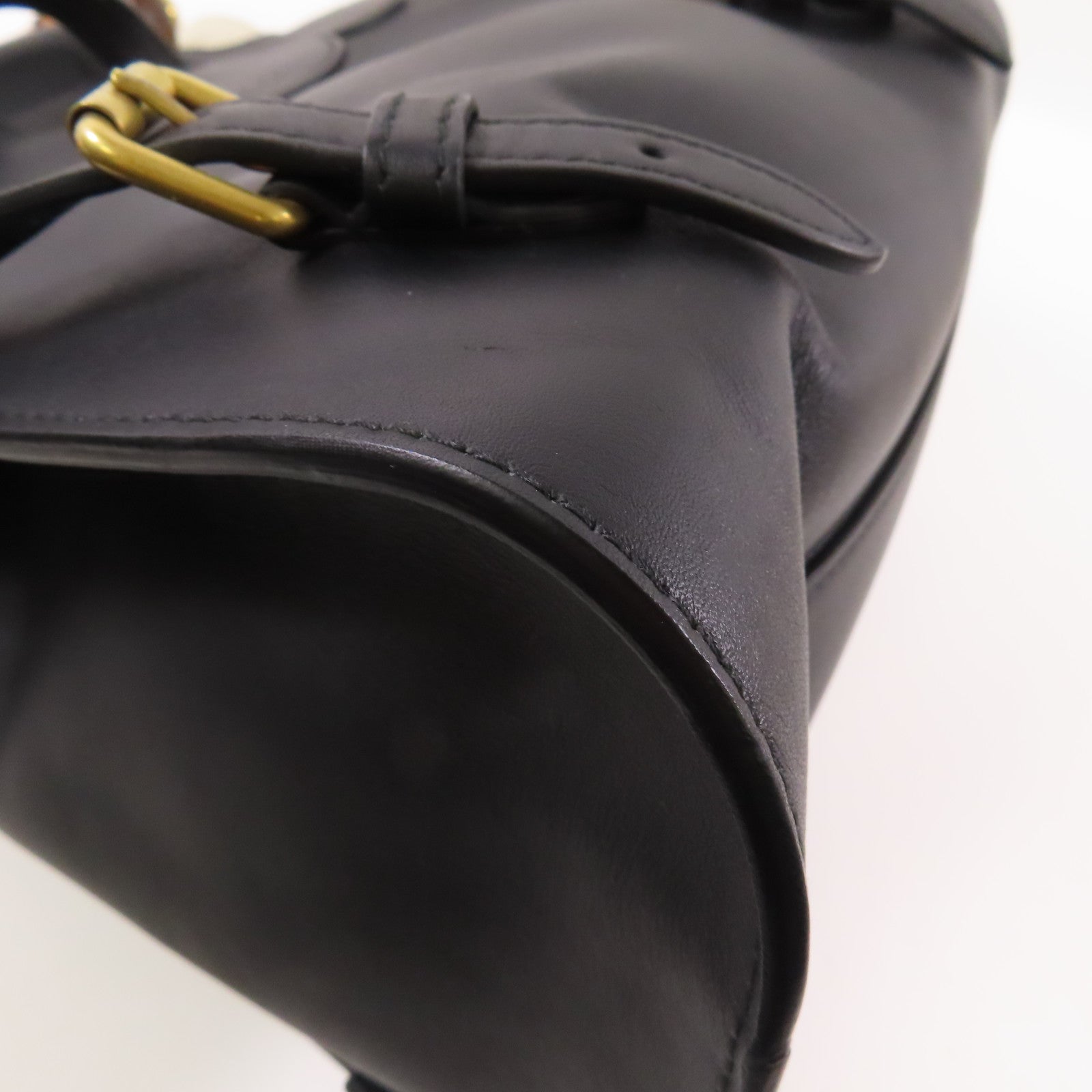 GUCCI 牛皮皮革Backpack金扣背包