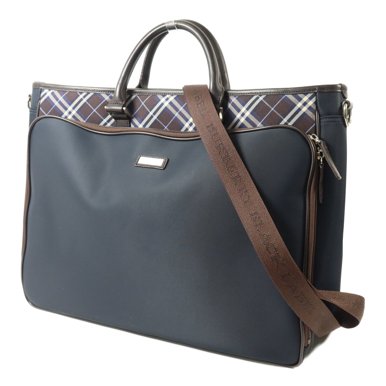 BURBERRY 帆布2Way Shoulder手挽肩背兩用袋