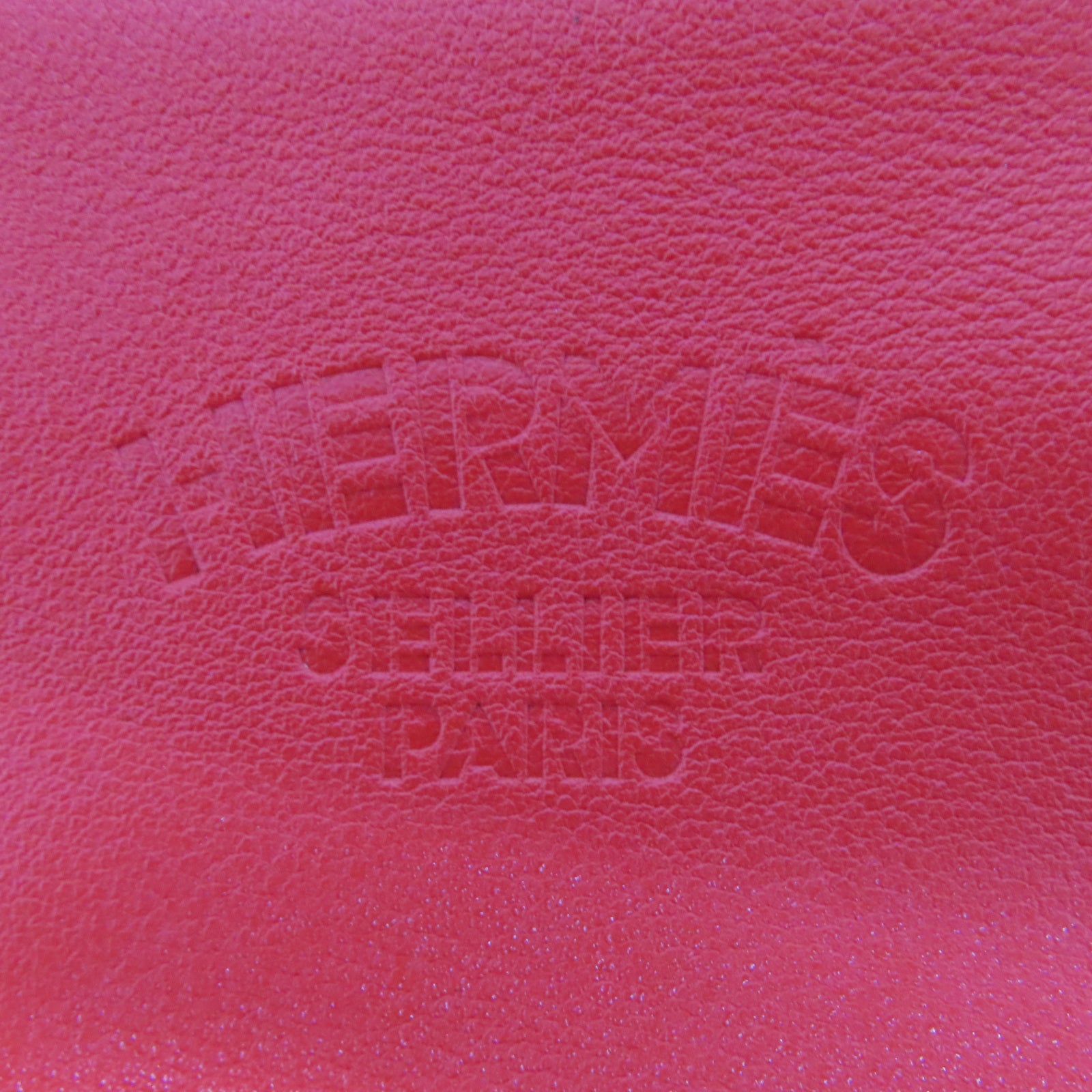 HERMES Veau Swift皮革Aline Mini銀扣肩背袋Rouge De Coeur/紅色